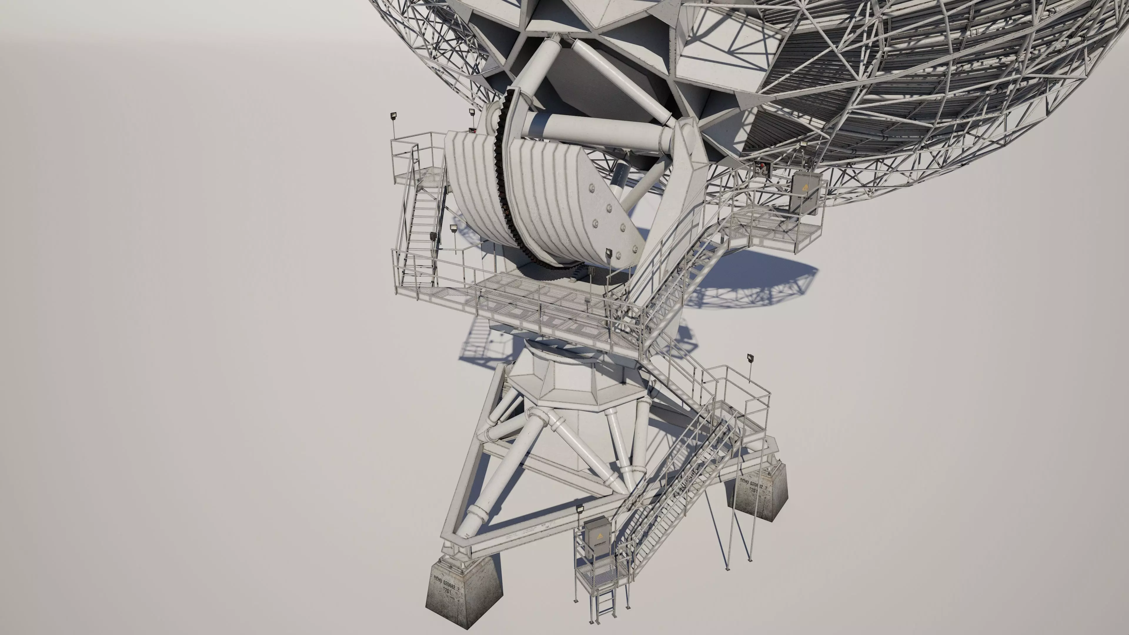 Satellite Dish Antenna 3D model_5