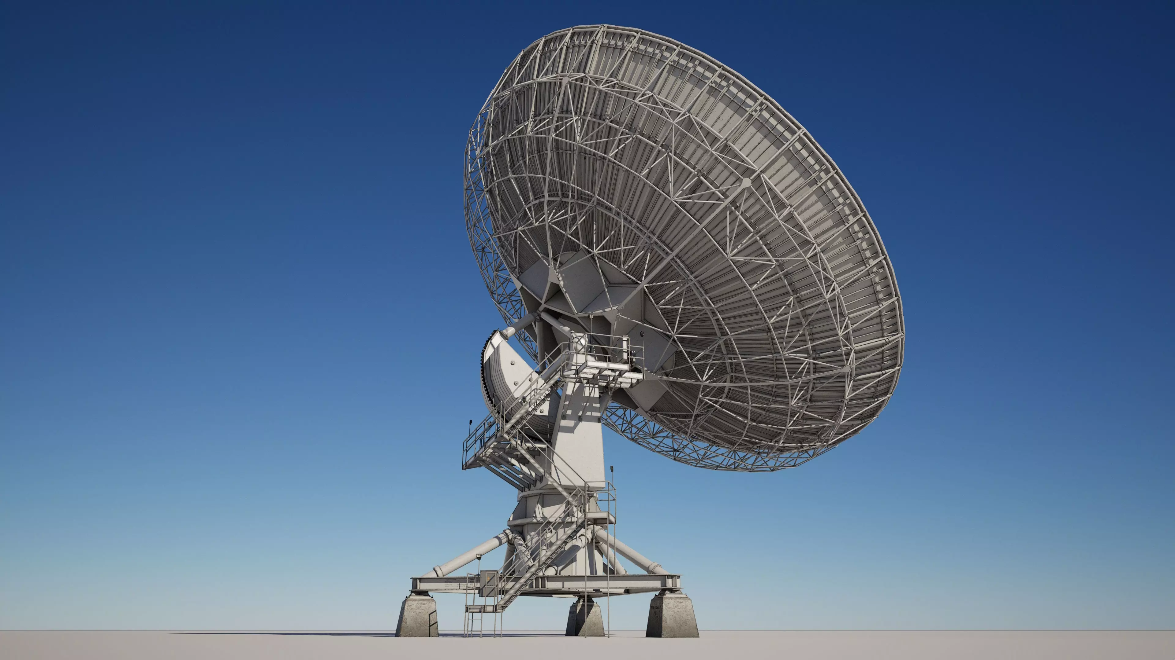 Satellite Dish Antenna 3D model_1