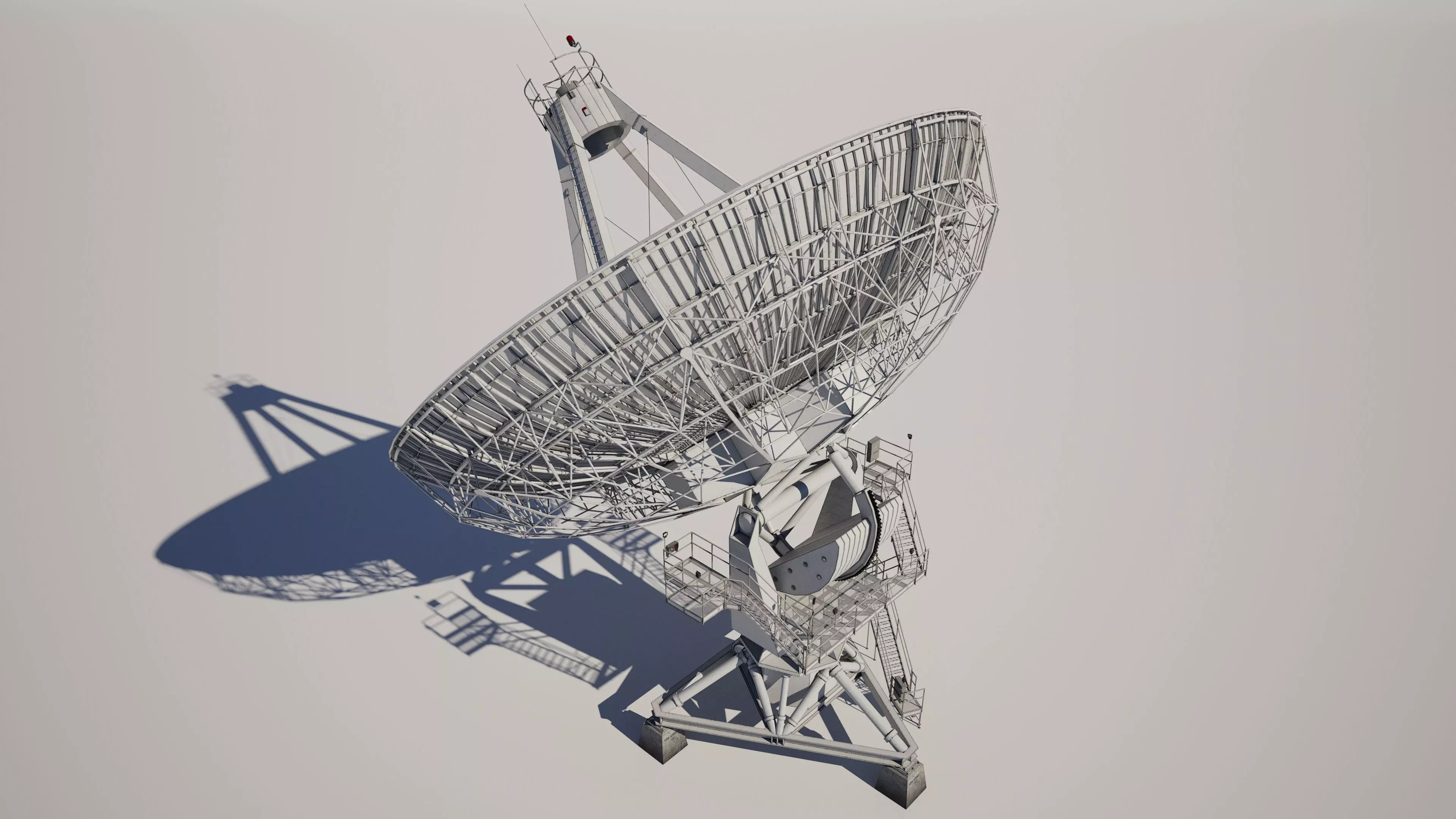 Satellite Dish Antenna 3D model_4