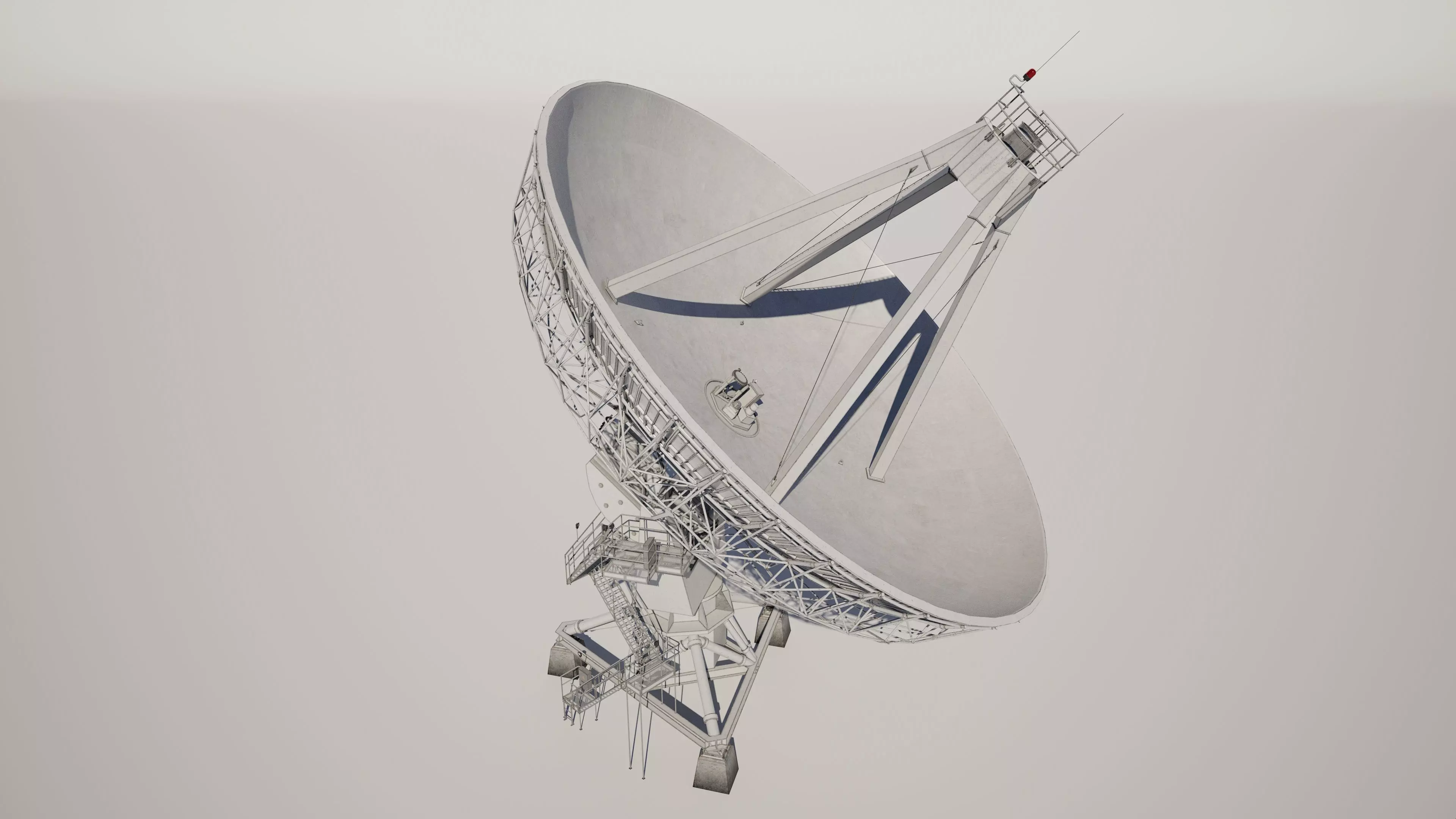 Satellite Dish Antenna 3D model_0
