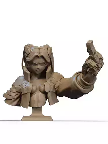 Rebecca Bust 3D Print