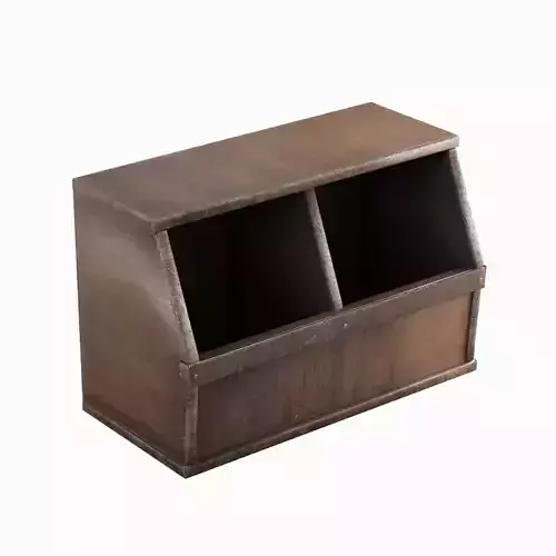 Wooden Storage Bin 01