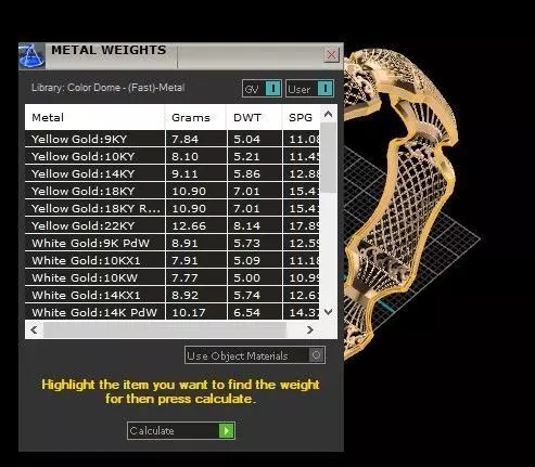 1144 Lantern Segment Bangle 9gm 3D print model_5