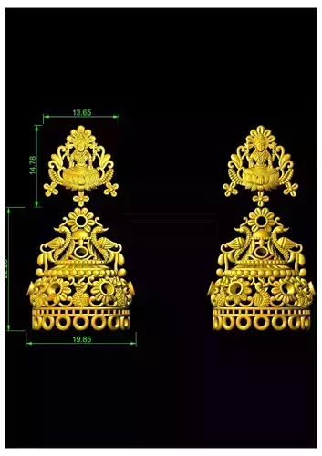  41 Jhumka Earring Master Collection 3DM ONLY