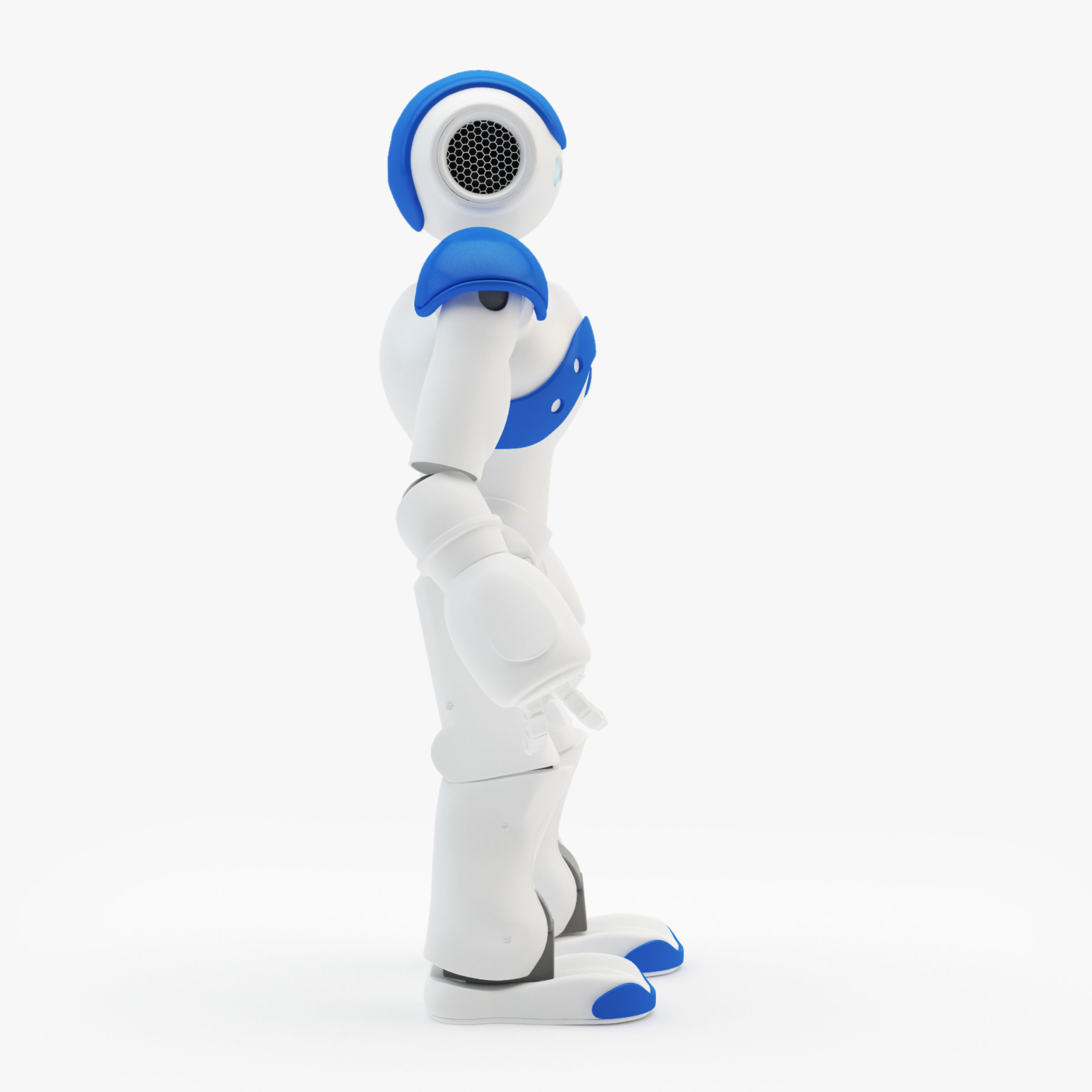 Riged Robot Nao Blue 3D model_10