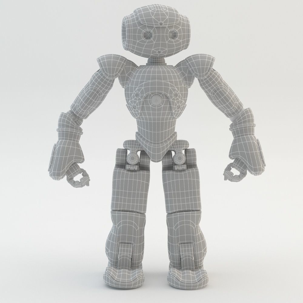 Riged Robot Nao Blue 3D model_16
