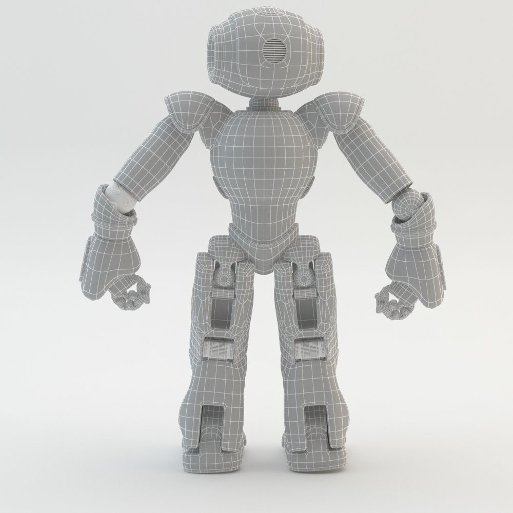 Riged Robot Nao Blue 3D model_14