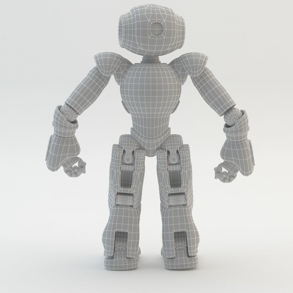 Riged Robot Nao Blue 3D model_15