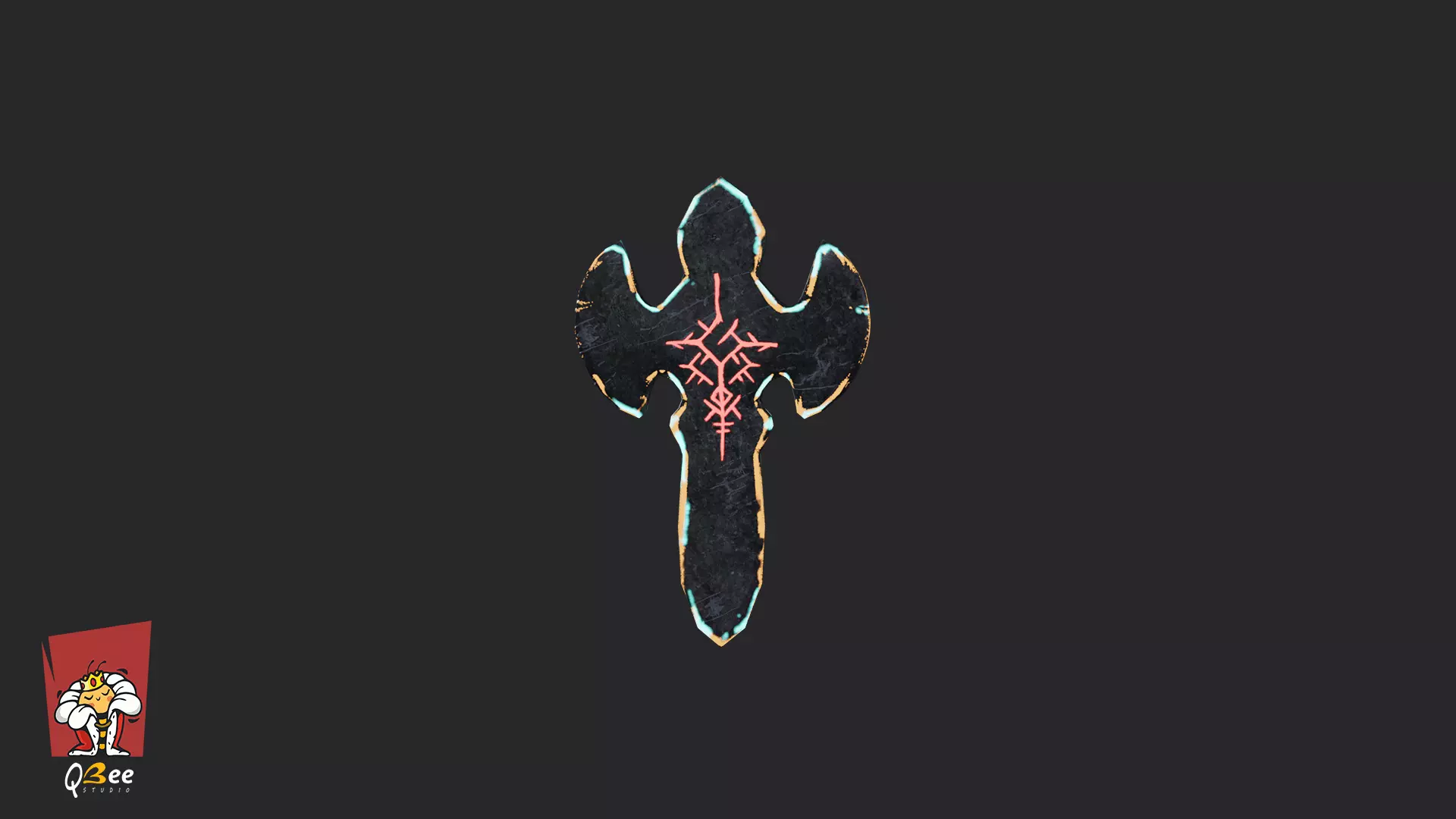 Stylized Floating Runes Free low-poly 3D model