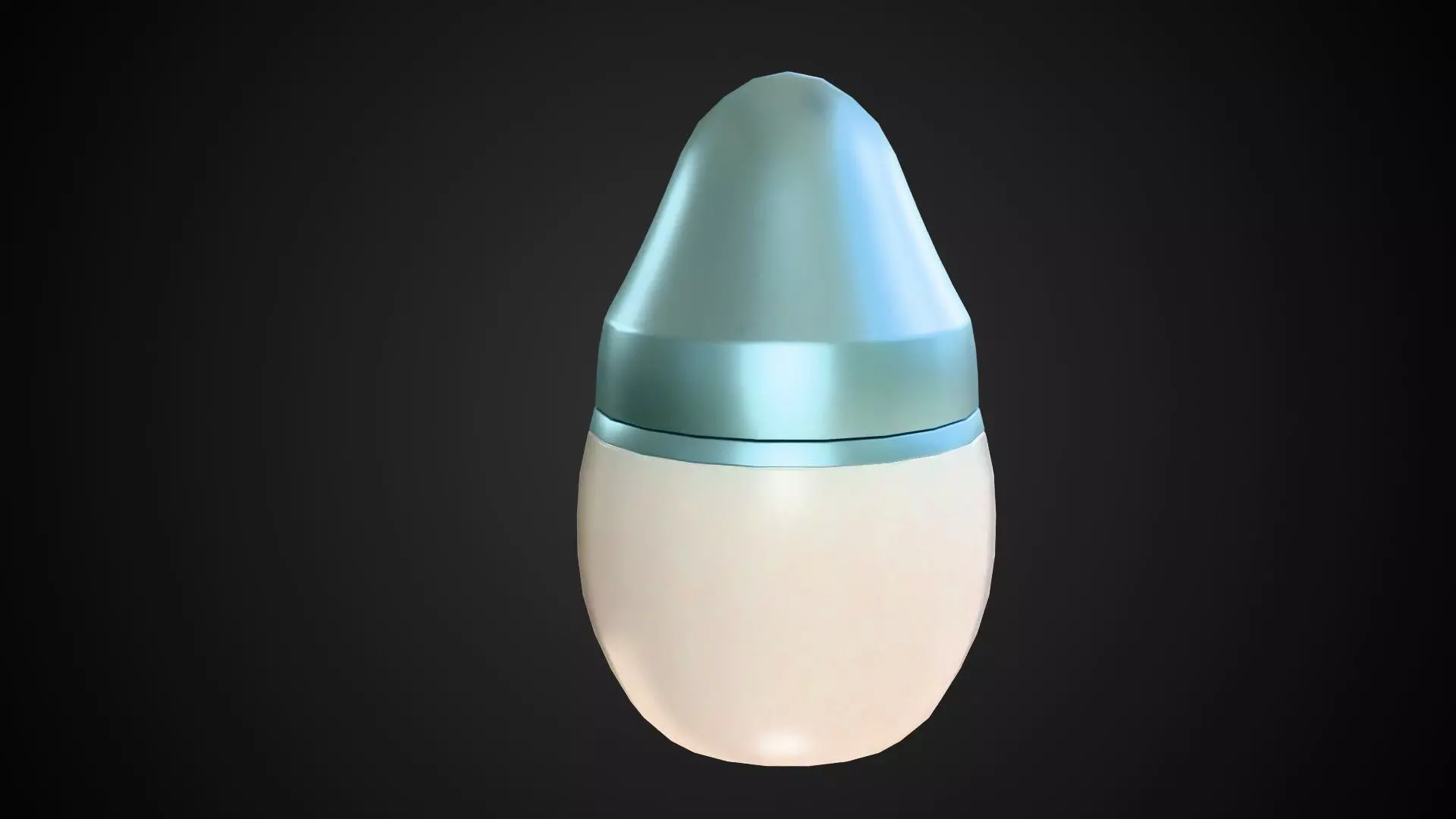 Baby Bottle Low-poly 3D model_3