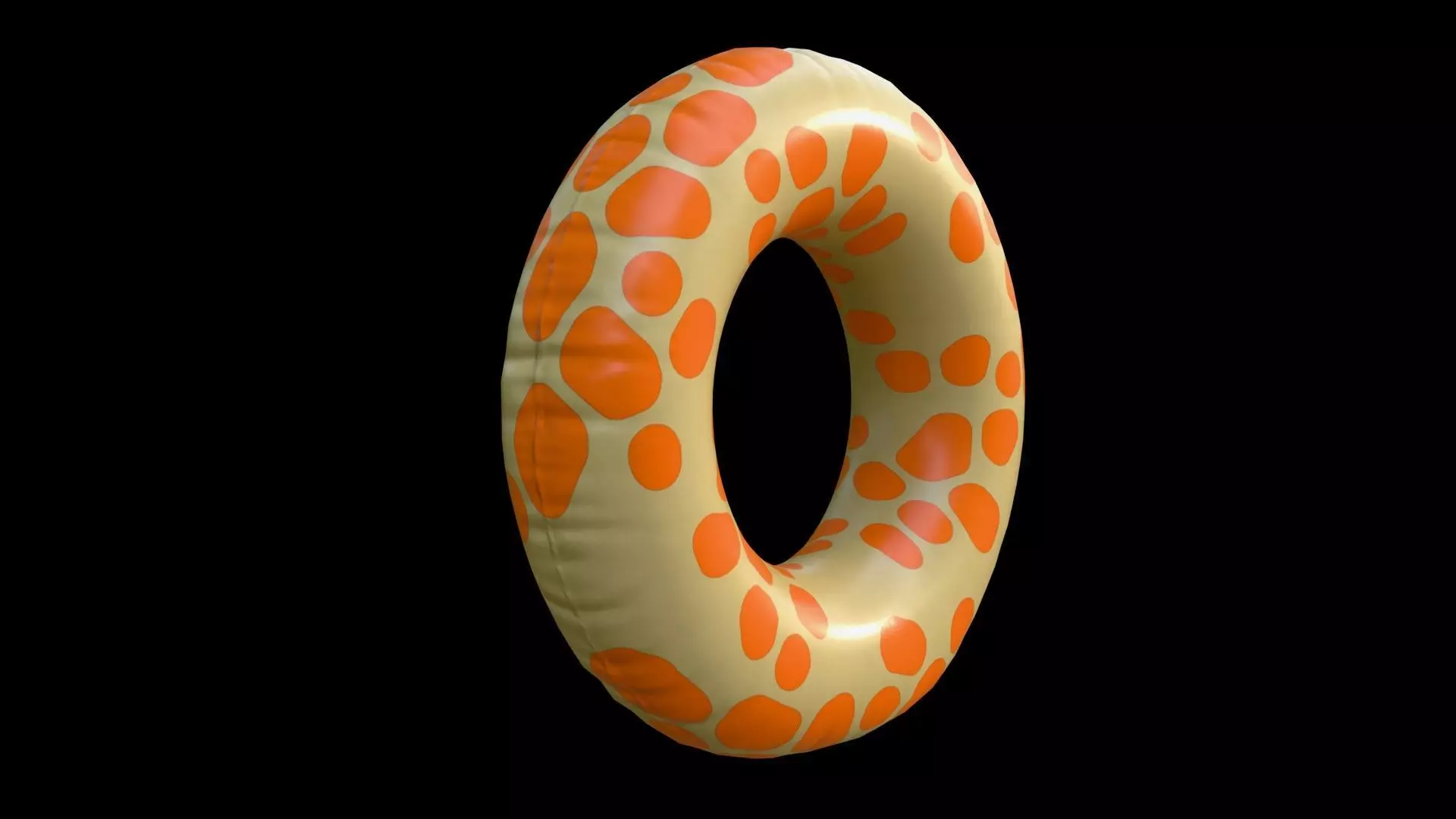 Swim Ring Low-poly 3D model