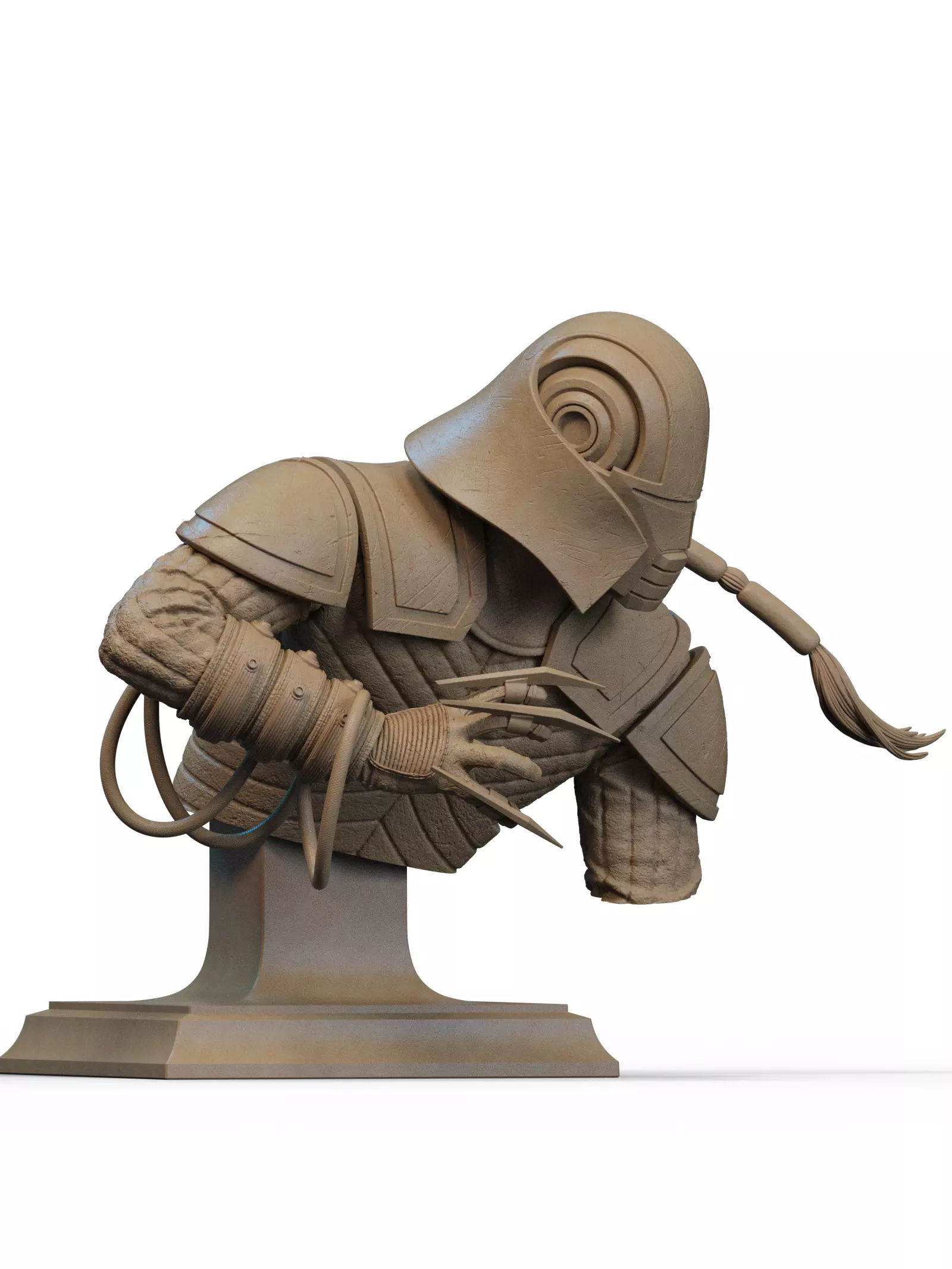 StarKiller Bust 3D Print 3D print model_2