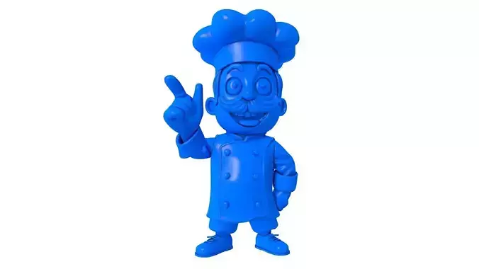 Chef Hippo - Cartoon Chef -  Chef Pig - Chef Character
