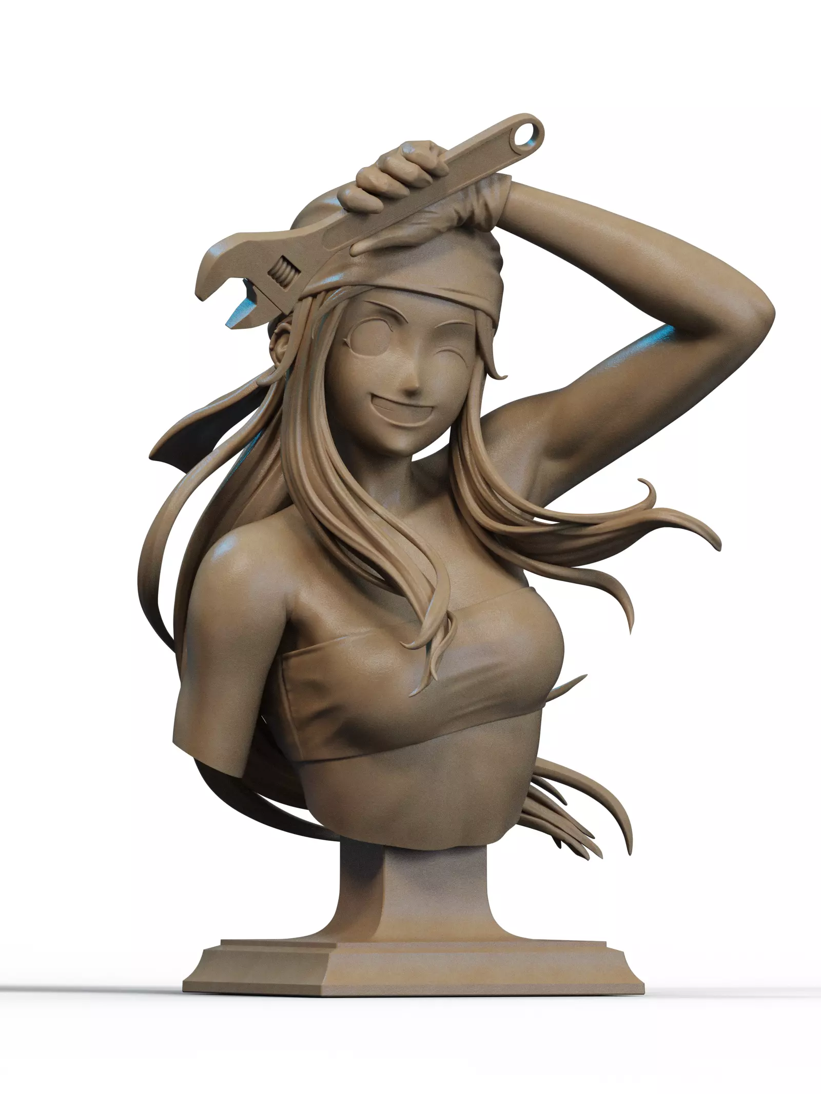 Winry Rockbell Bust 3D Print 3D print model