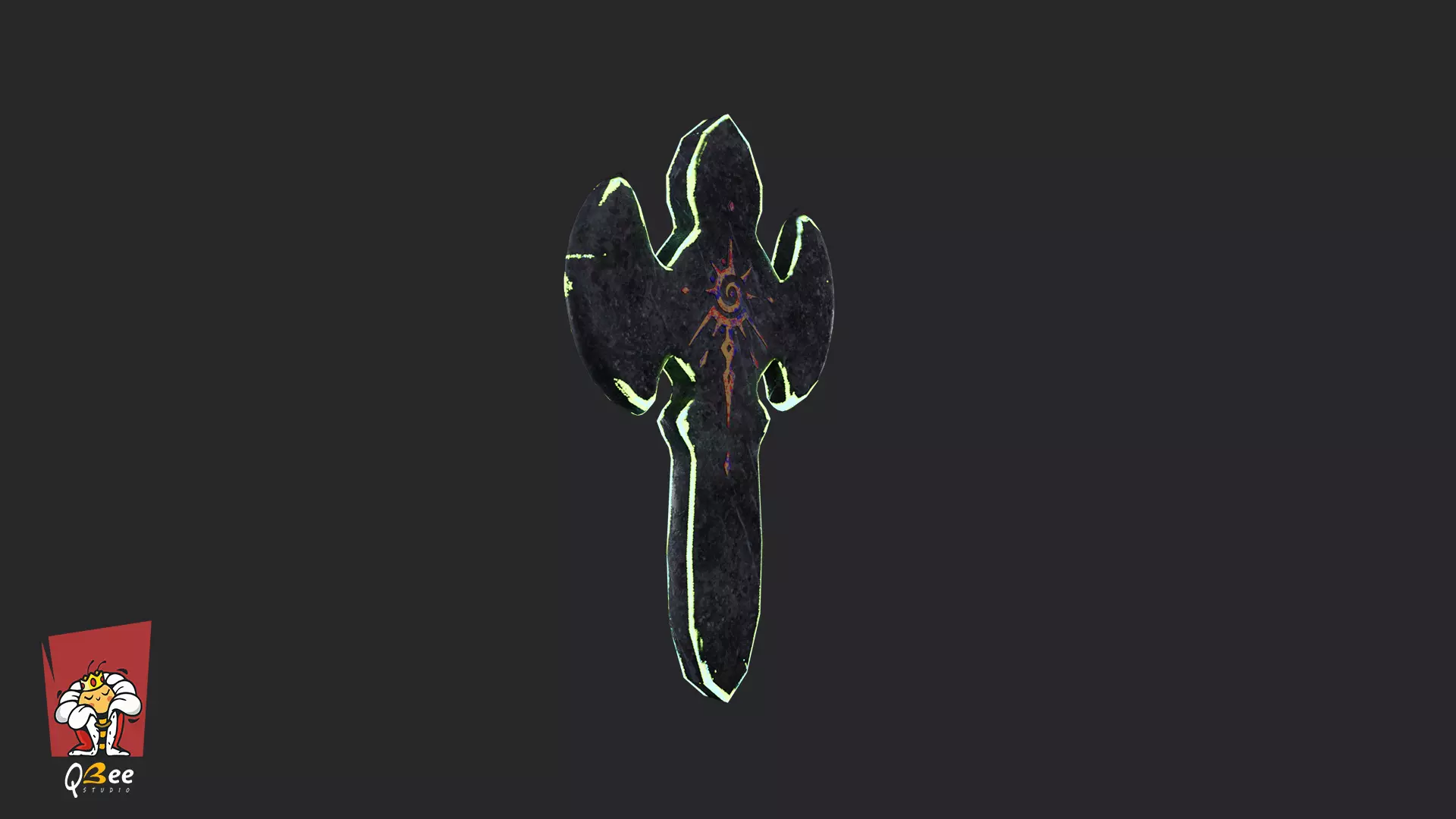 Stylized Floating Runes Multiple Asset Low-poly 3D model_4