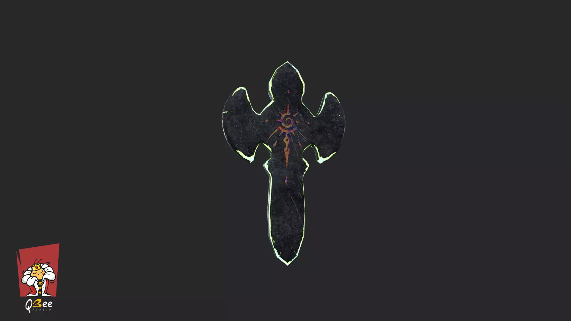 Stylized Floating Runes Multiple Asset Low-poly 3D model_0