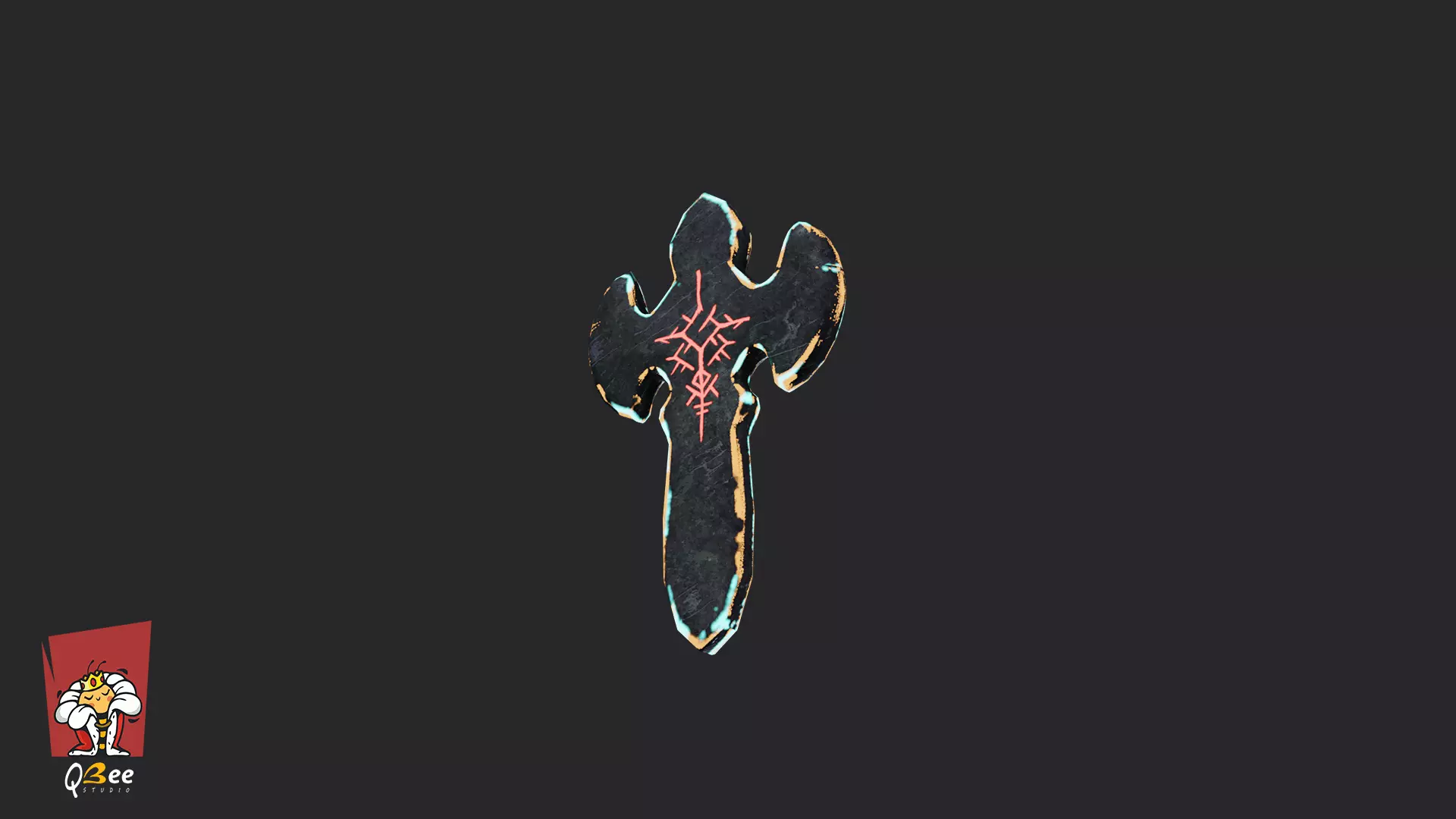 Stylized Floating Runes Multiple Asset Low-poly 3D model_8