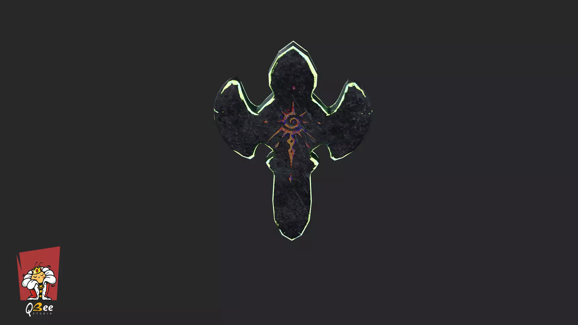 Stylized Floating Runes Multiple Asset Low-poly 3D model_5