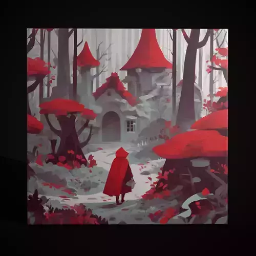 Red Riding Hood Painting One