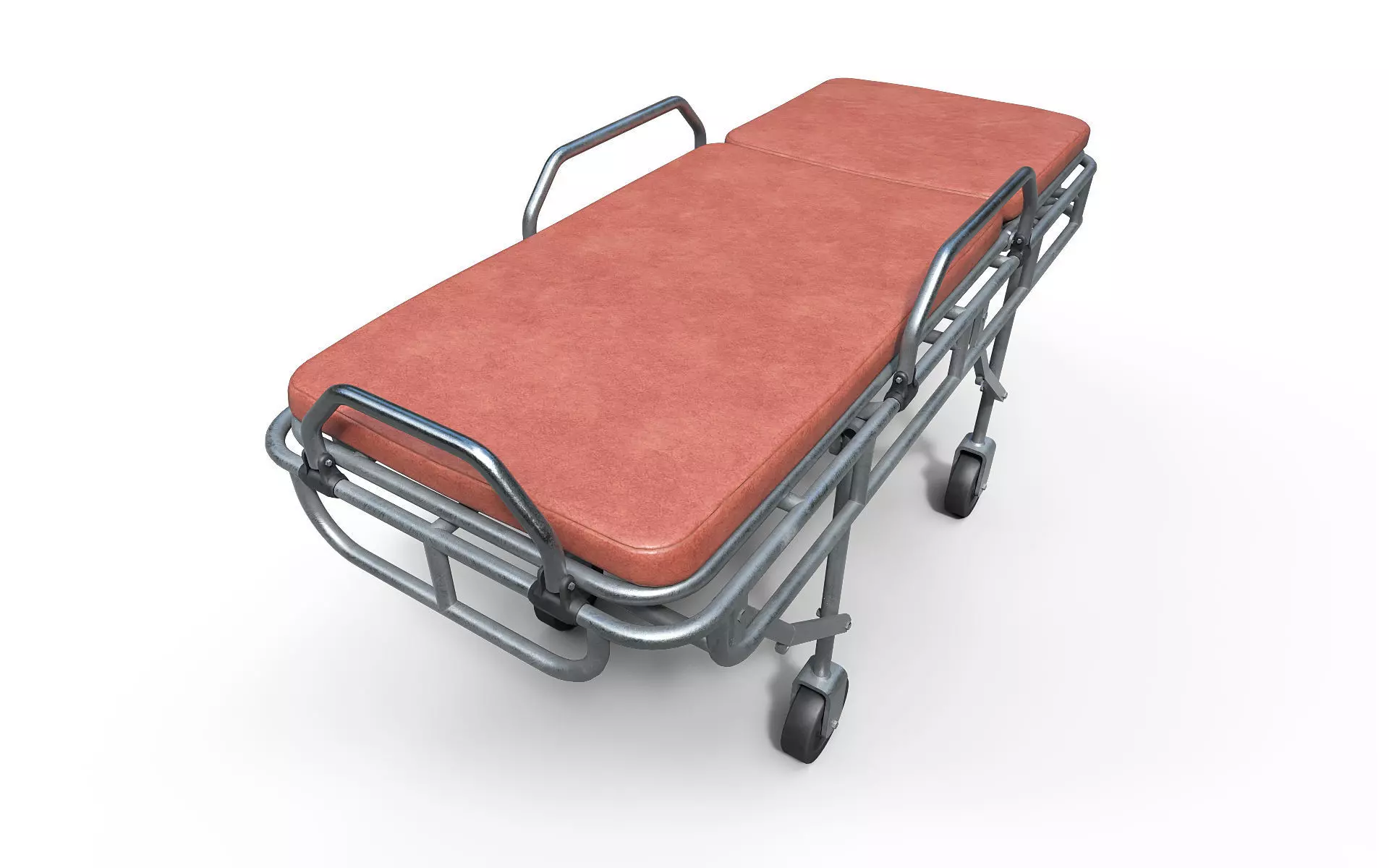 Ambulance stretchers Low-poly 3D model_7