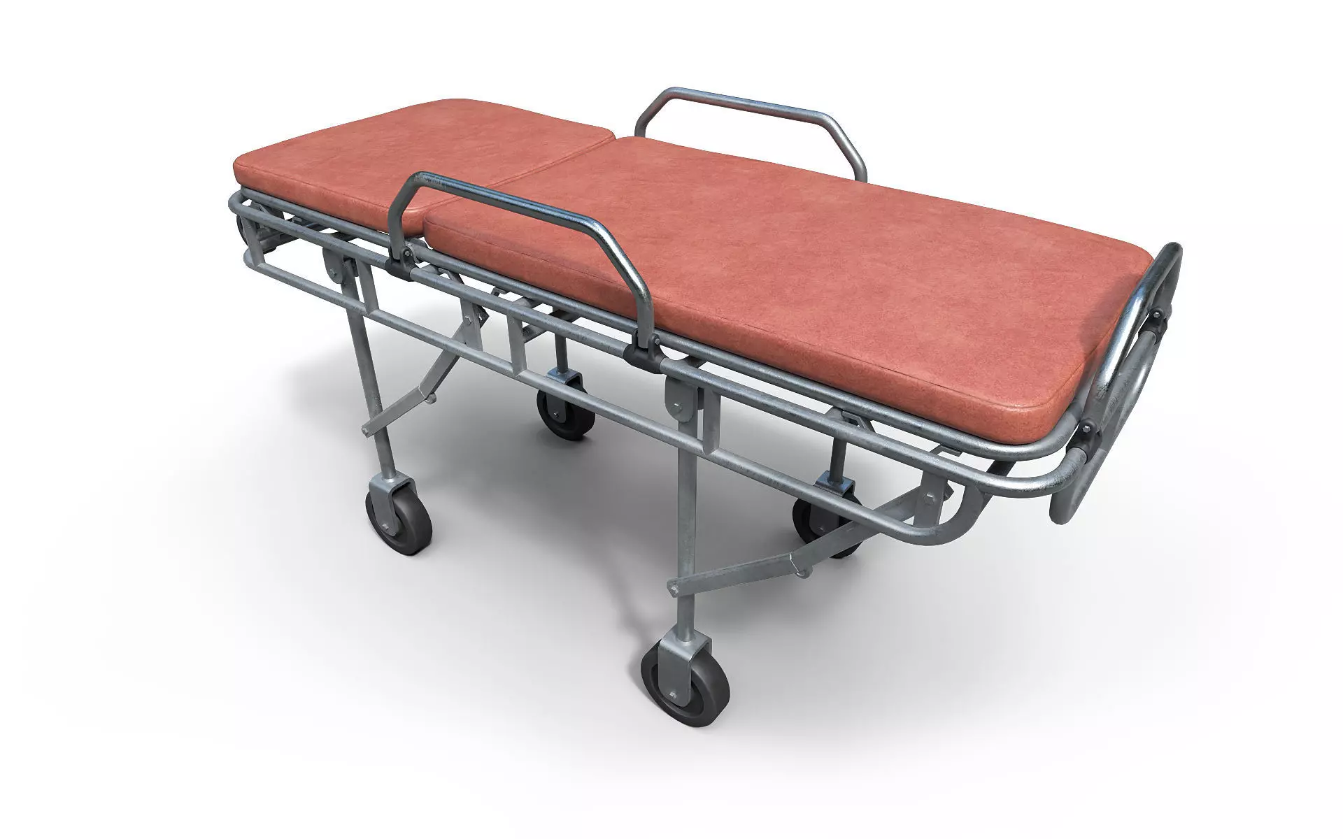 Ambulance stretchers Low-poly 3D model_0