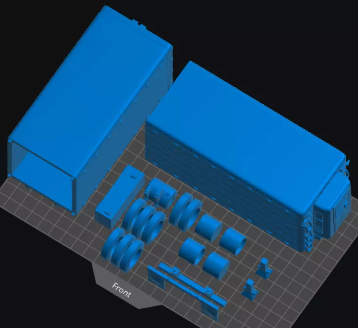 PETERBILT refrigerated semi-trailer 3D print model_17