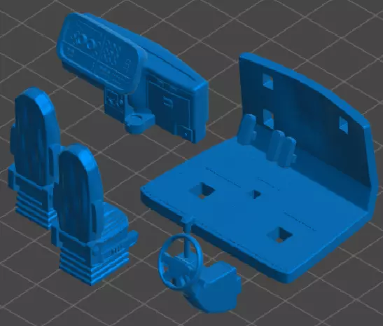 PETERBILT refrigerated semi-trailer 3D print model_12