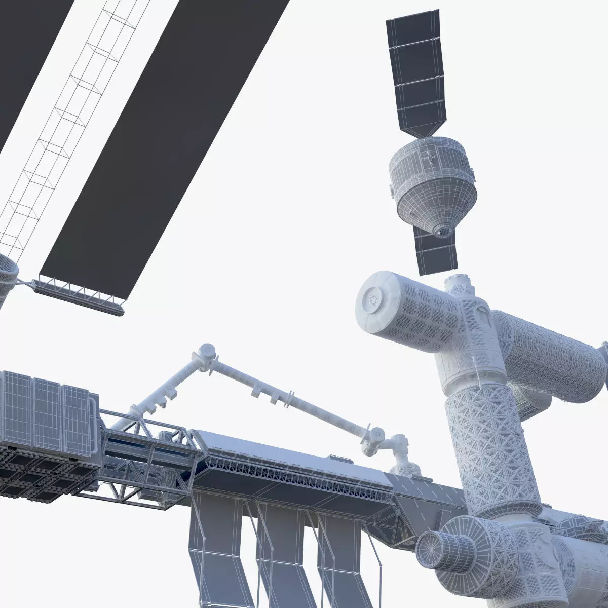 International Space Station 3D model_0