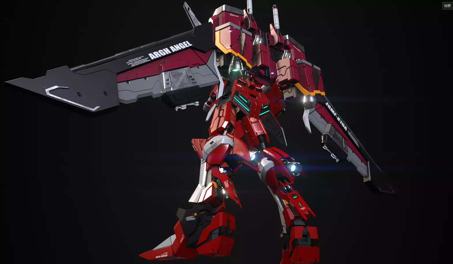 JUSTICE GUNDAM 3D model_4