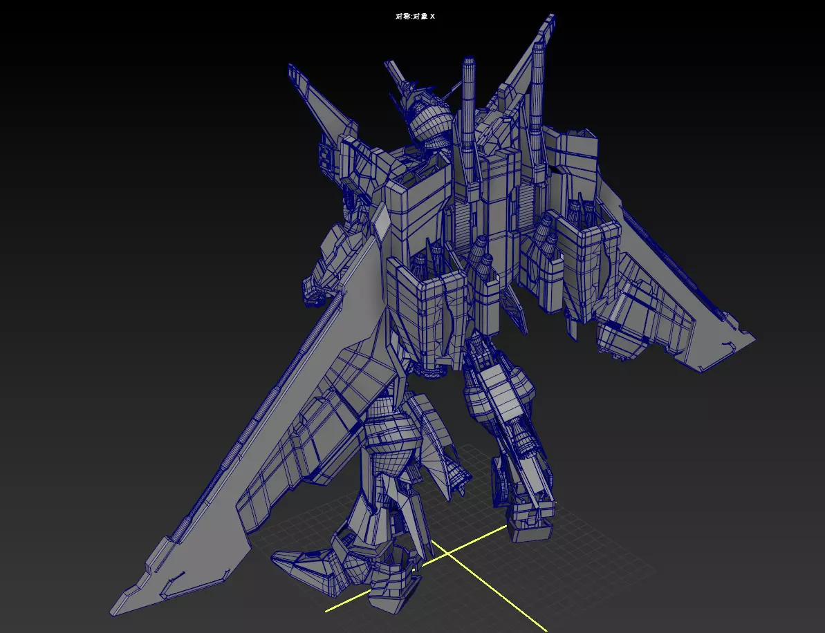 JUSTICE GUNDAM 3D model_12