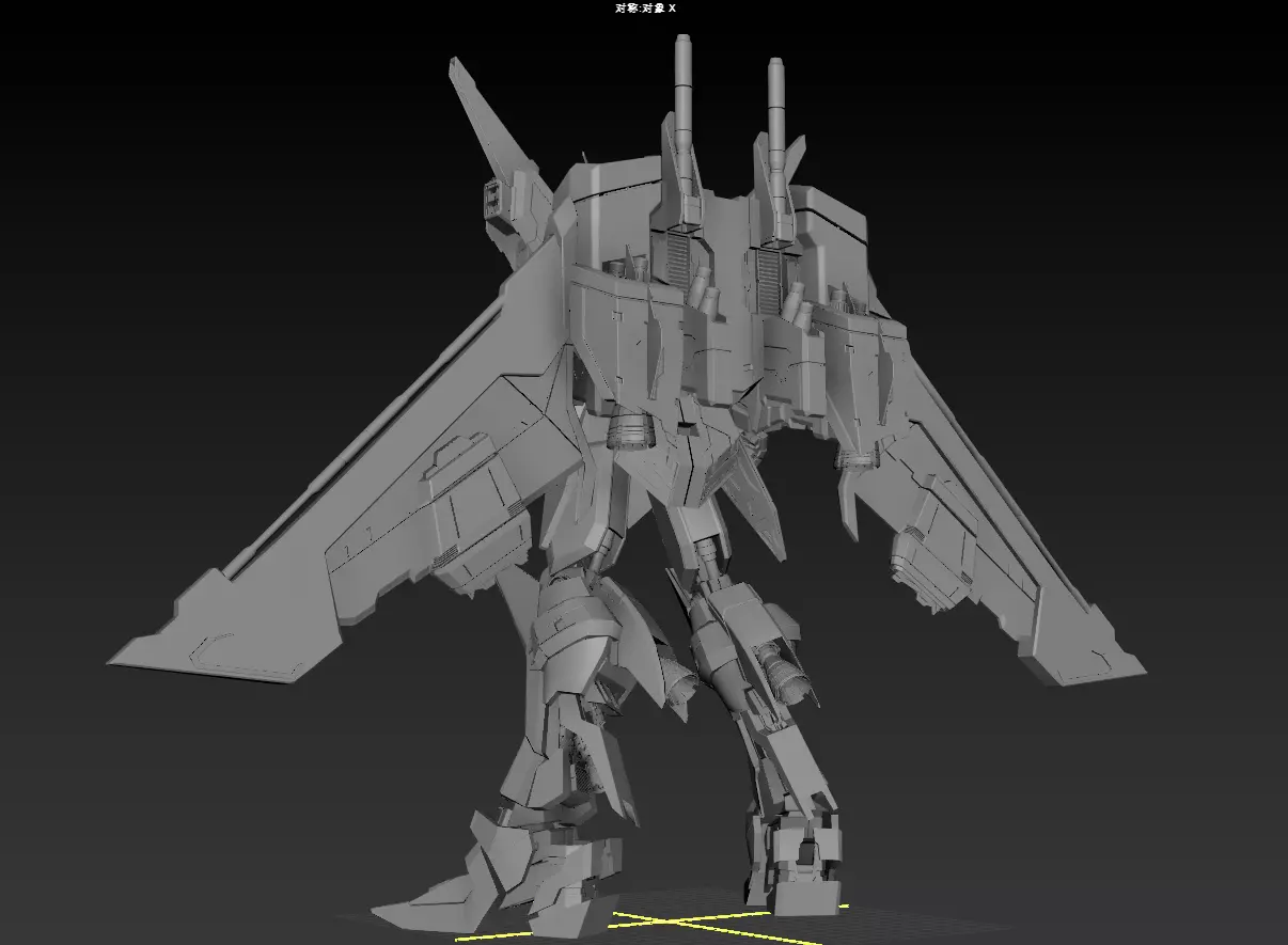 JUSTICE GUNDAM 3D model_9