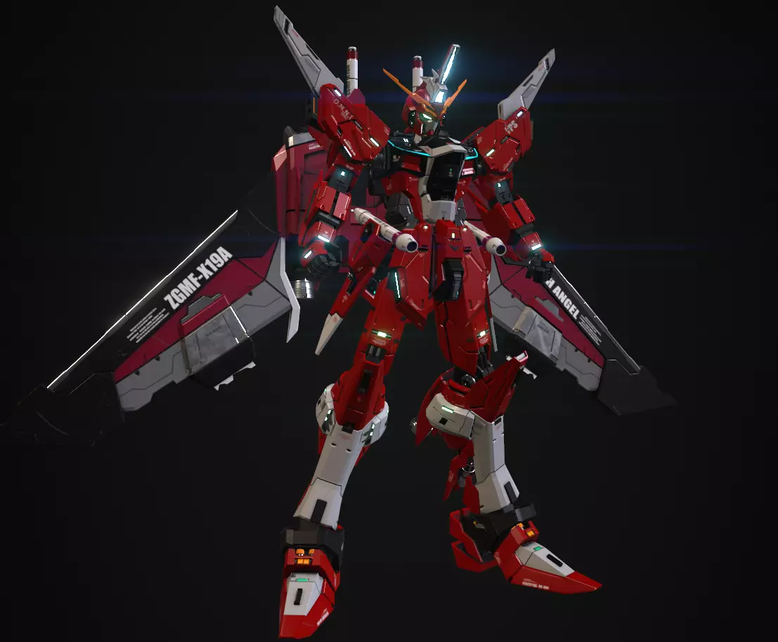 JUSTICE GUNDAM 3D model_0
