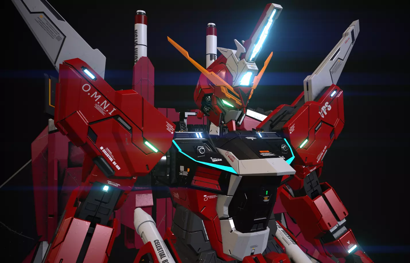 JUSTICE GUNDAM 3D model_1