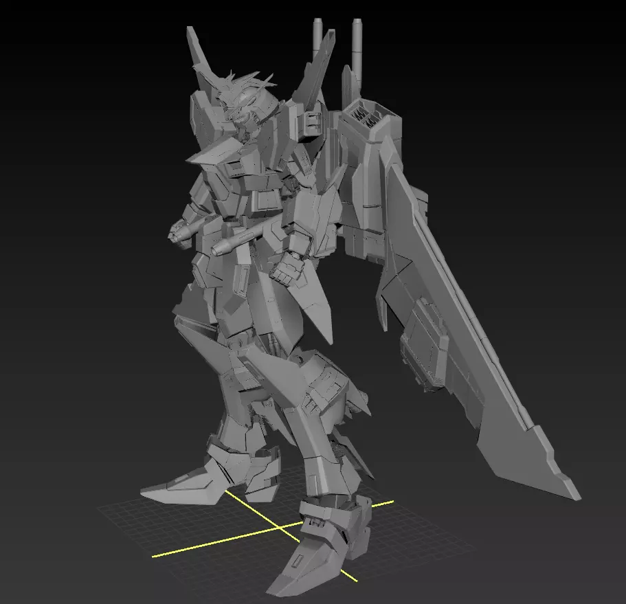 JUSTICE GUNDAM 3D model_8