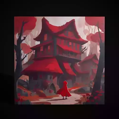 Red Riding Hood Painting Two