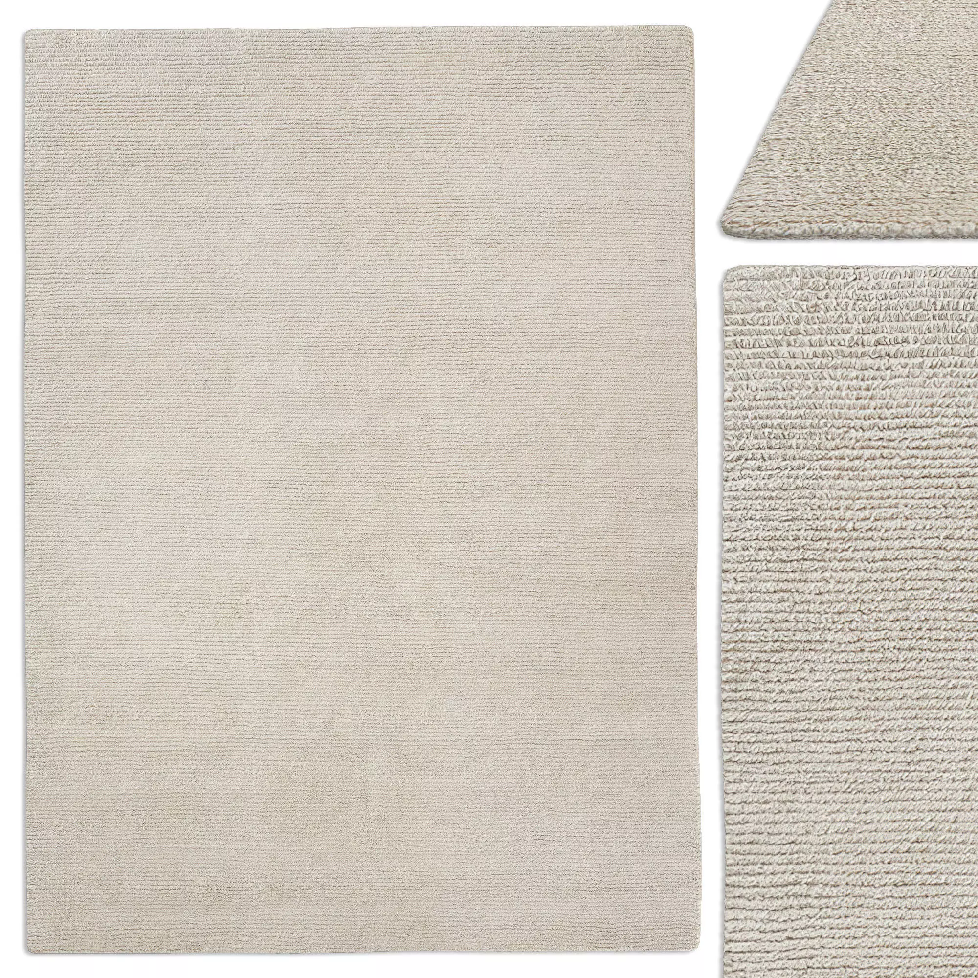 Alpaca Plush Rug 3D model