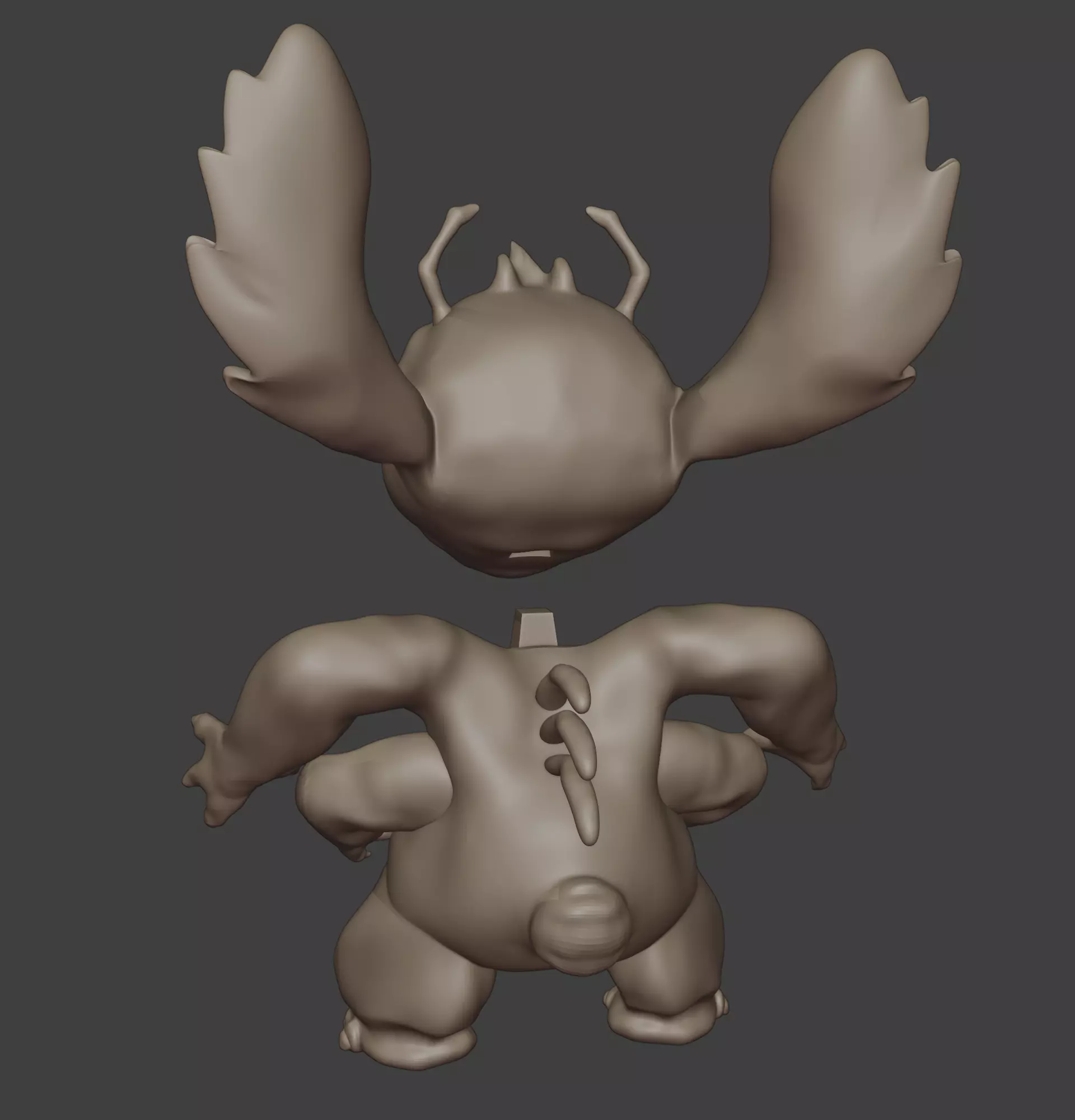 LEROY - Experiment 629 - Lilo y stich figure 3D print model_3