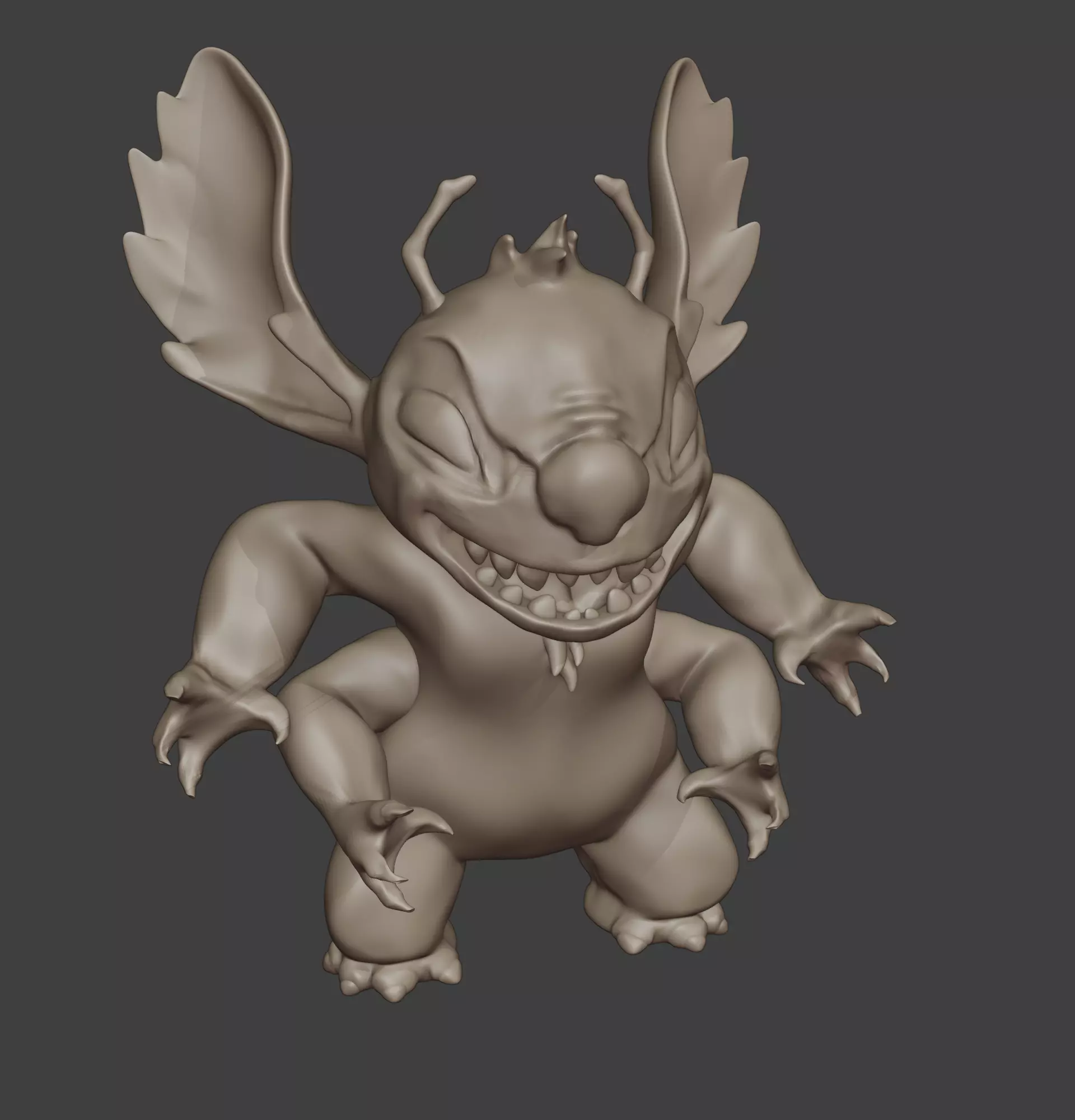 LEROY - Experiment 629 - Lilo y stich figure 3D print model_1