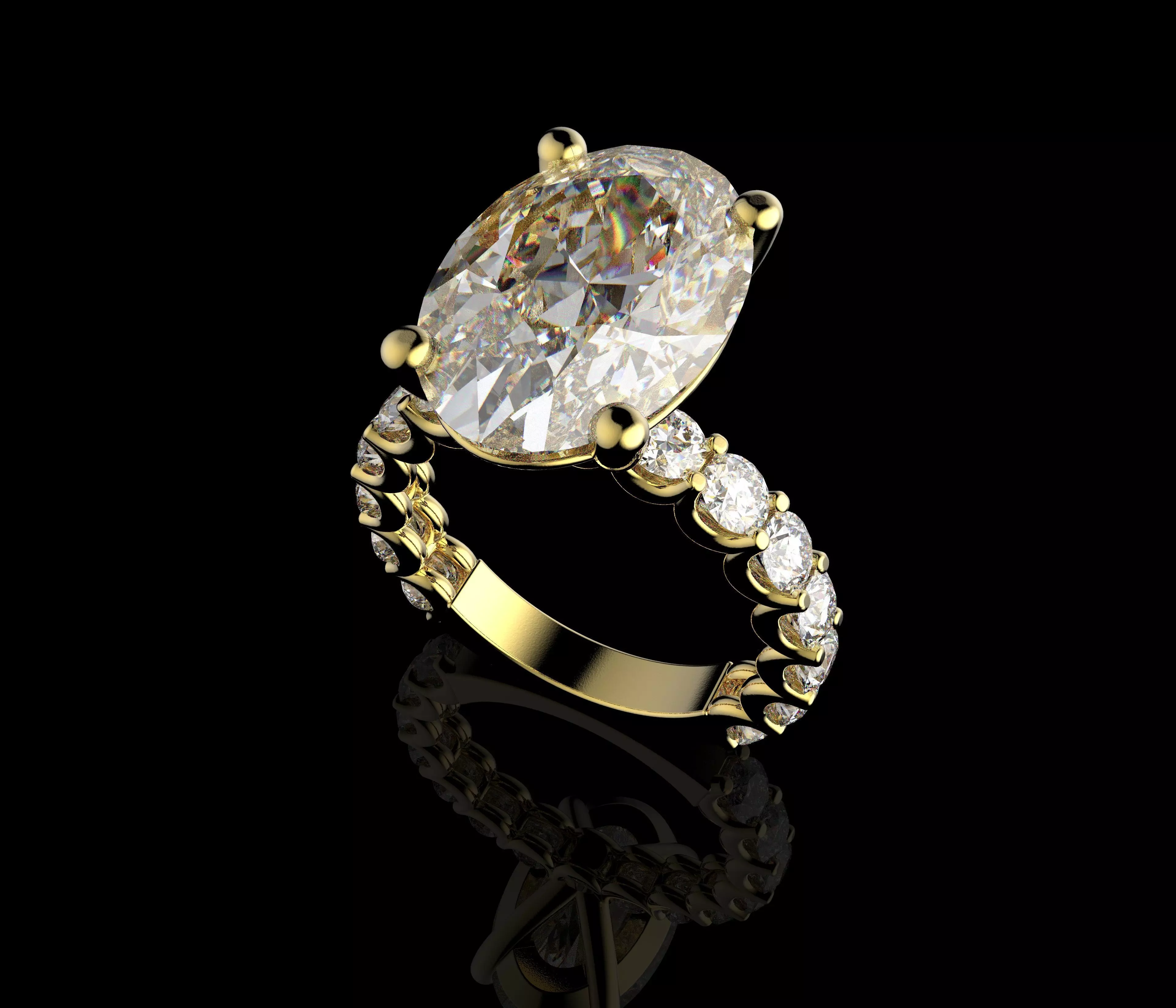 Gold N1555 3D print model_6