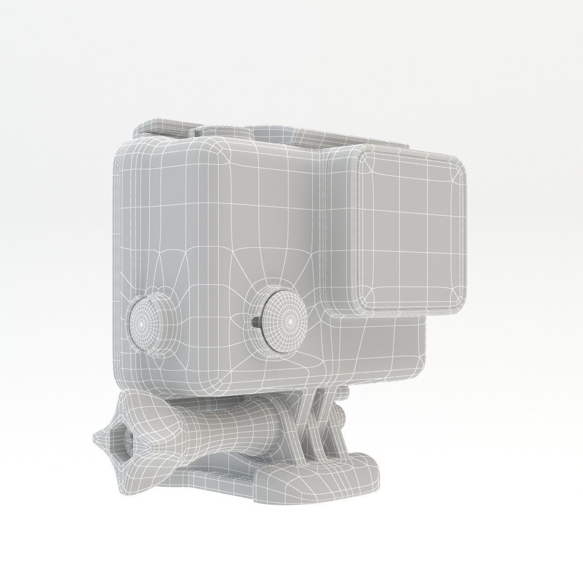 Go Pro Hero 4 3D model_5