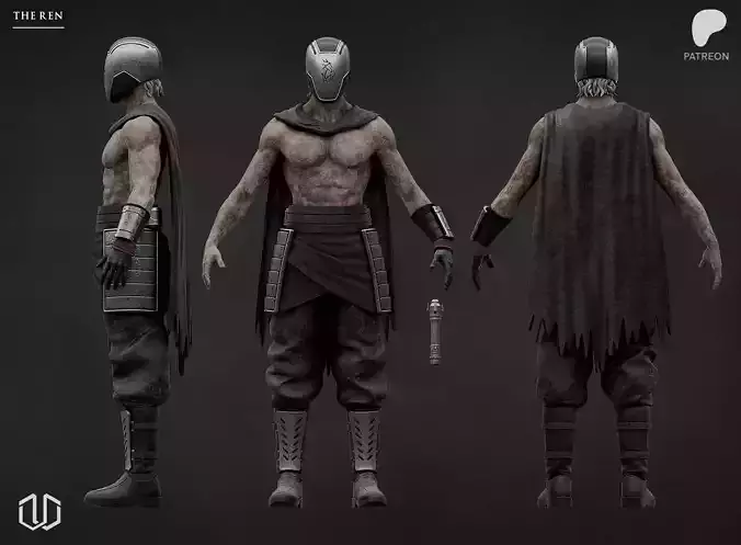 The Ren Action Figure Kit One12 