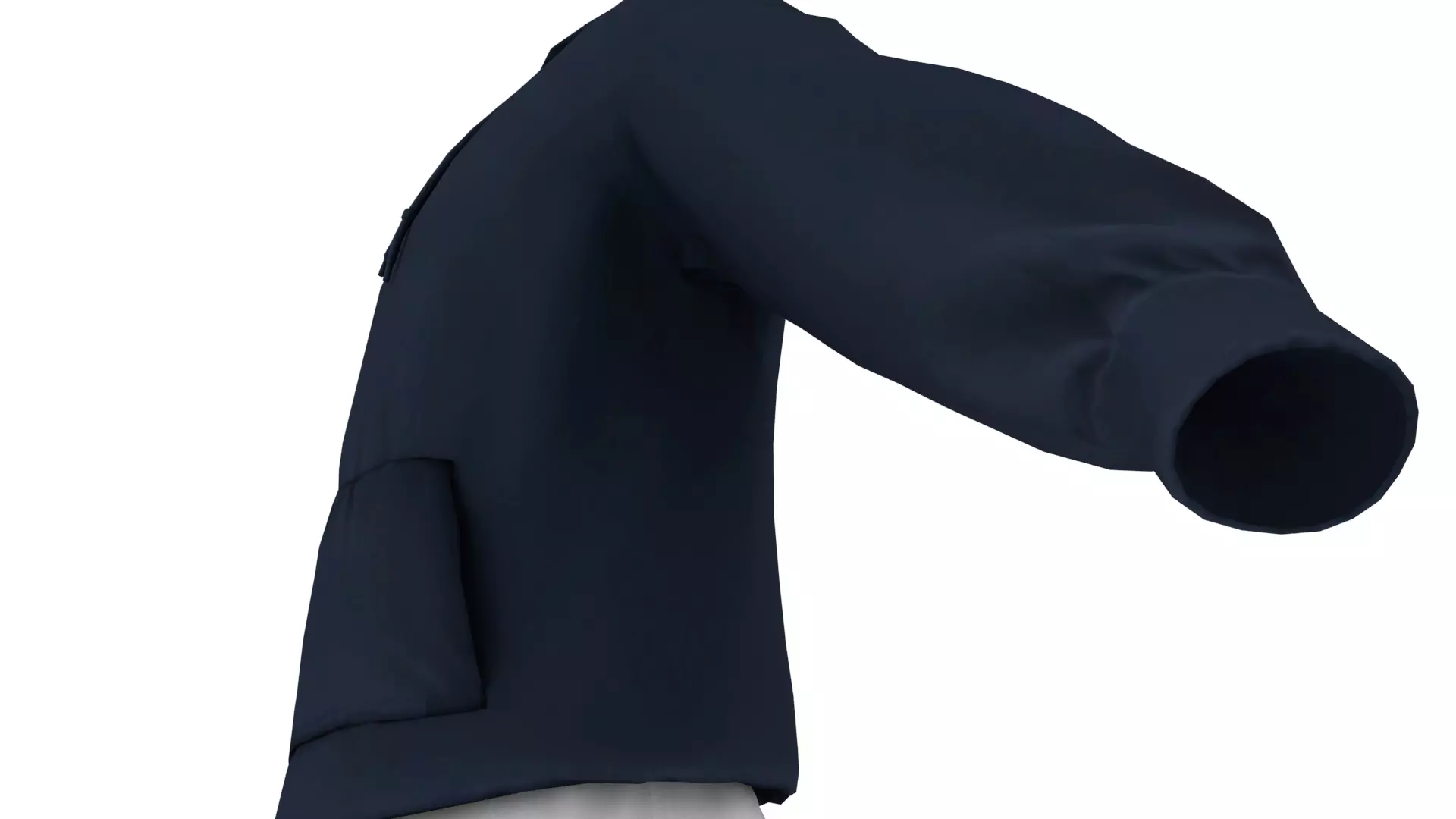 Hoodie Low-poly 3D model_3