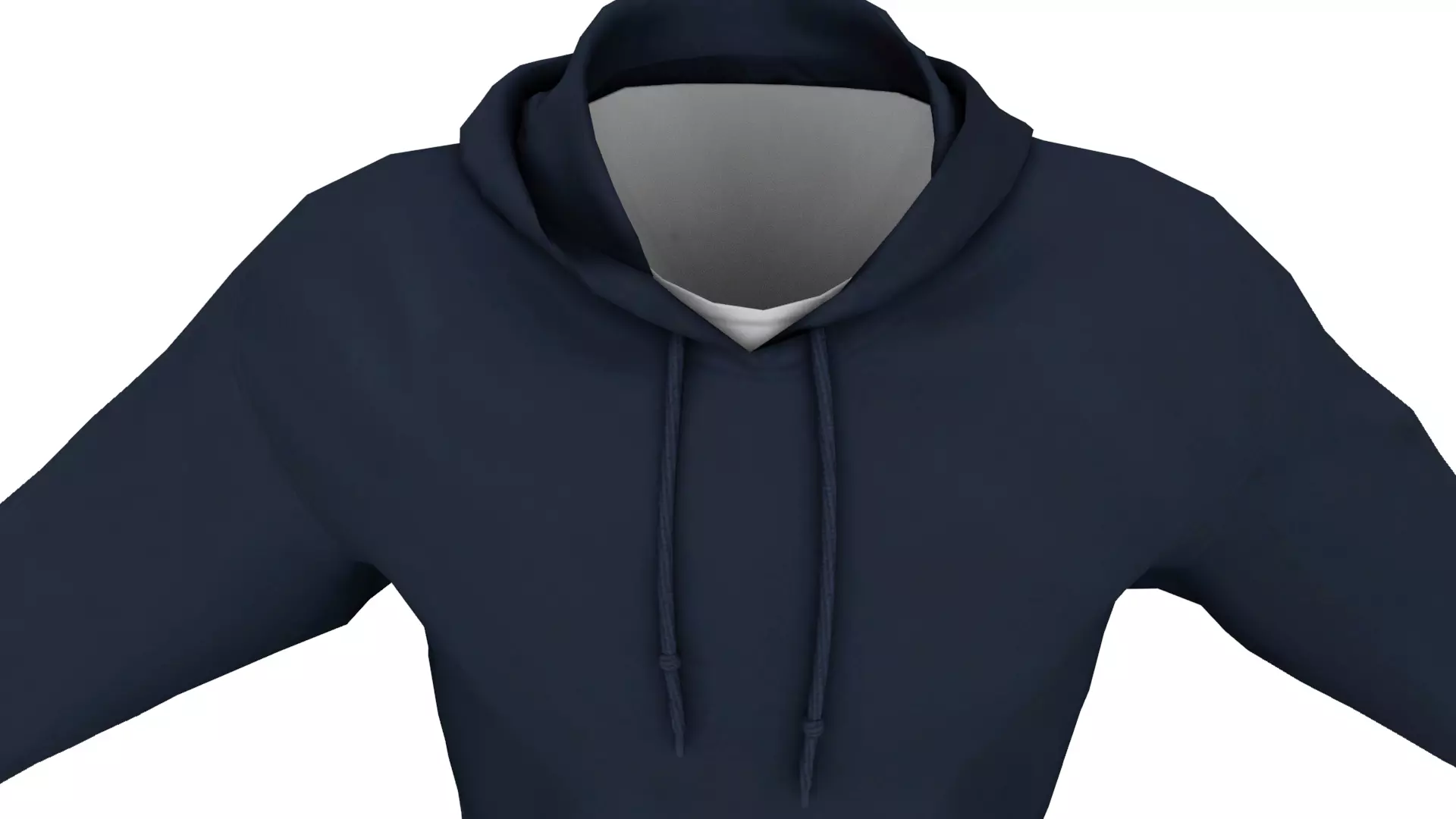 Hoodie Low-poly 3D model_4
