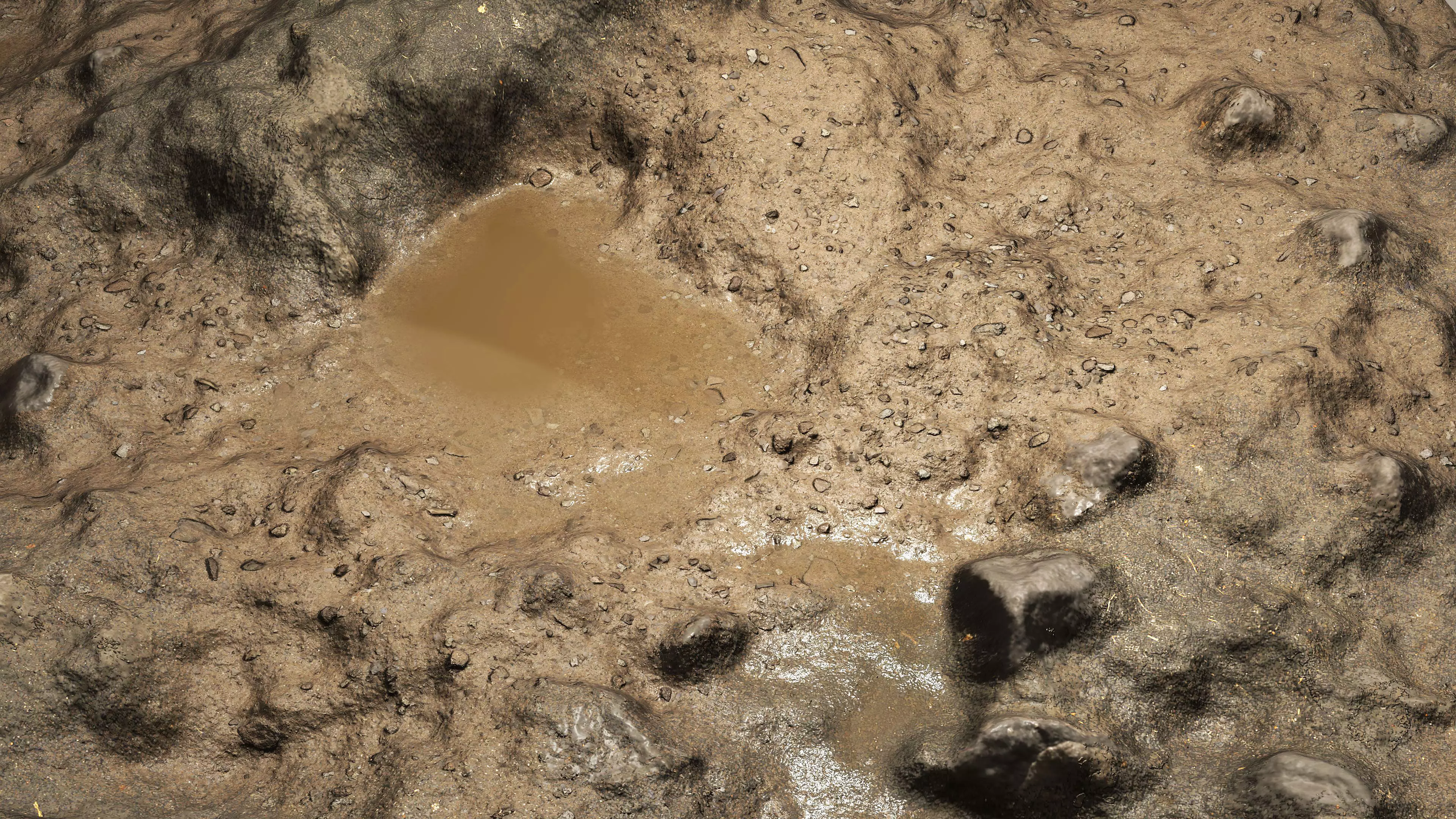 Wet Terrain 8K PBR Texture Texture_5