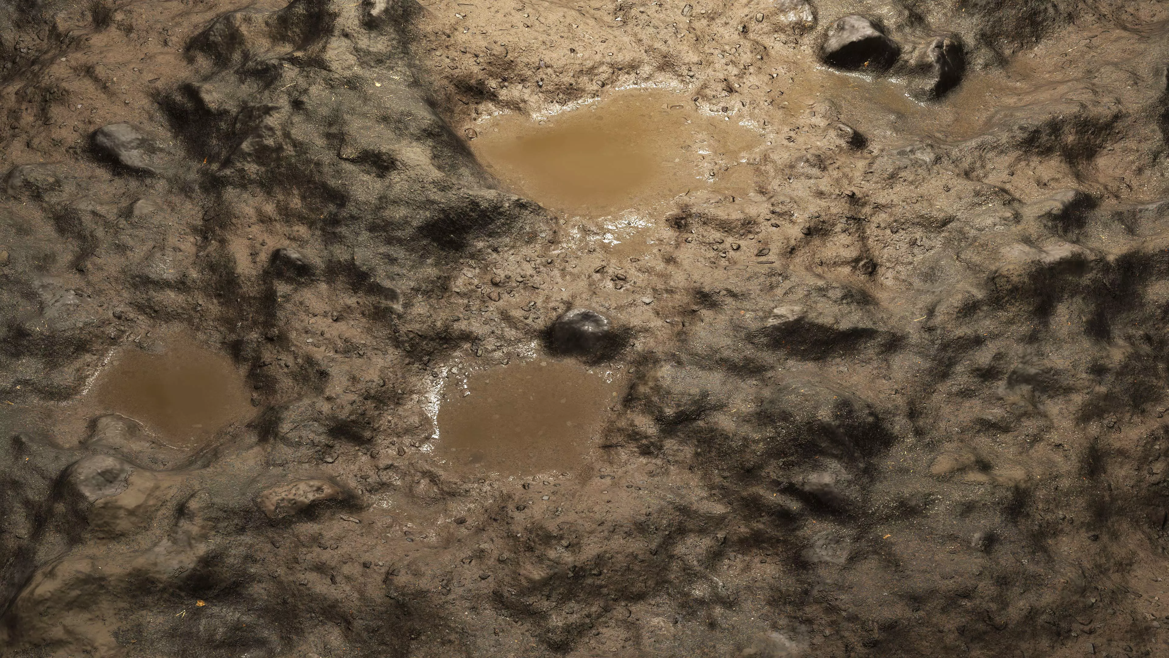 Wet Terrain 8K PBR Texture Texture_3