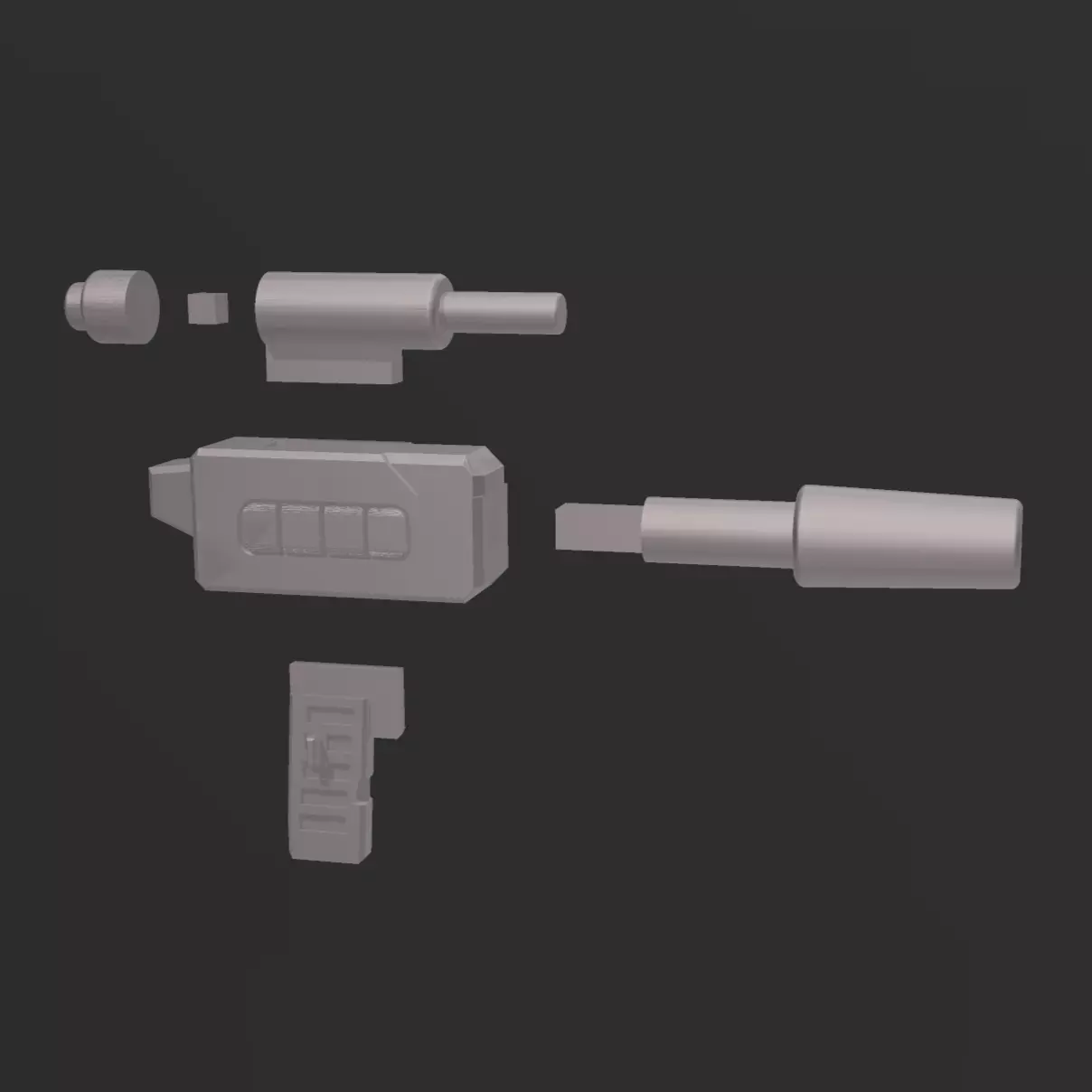 Combiner Gun for Magic Square MP Bruticus Lord of War 3D print model_5