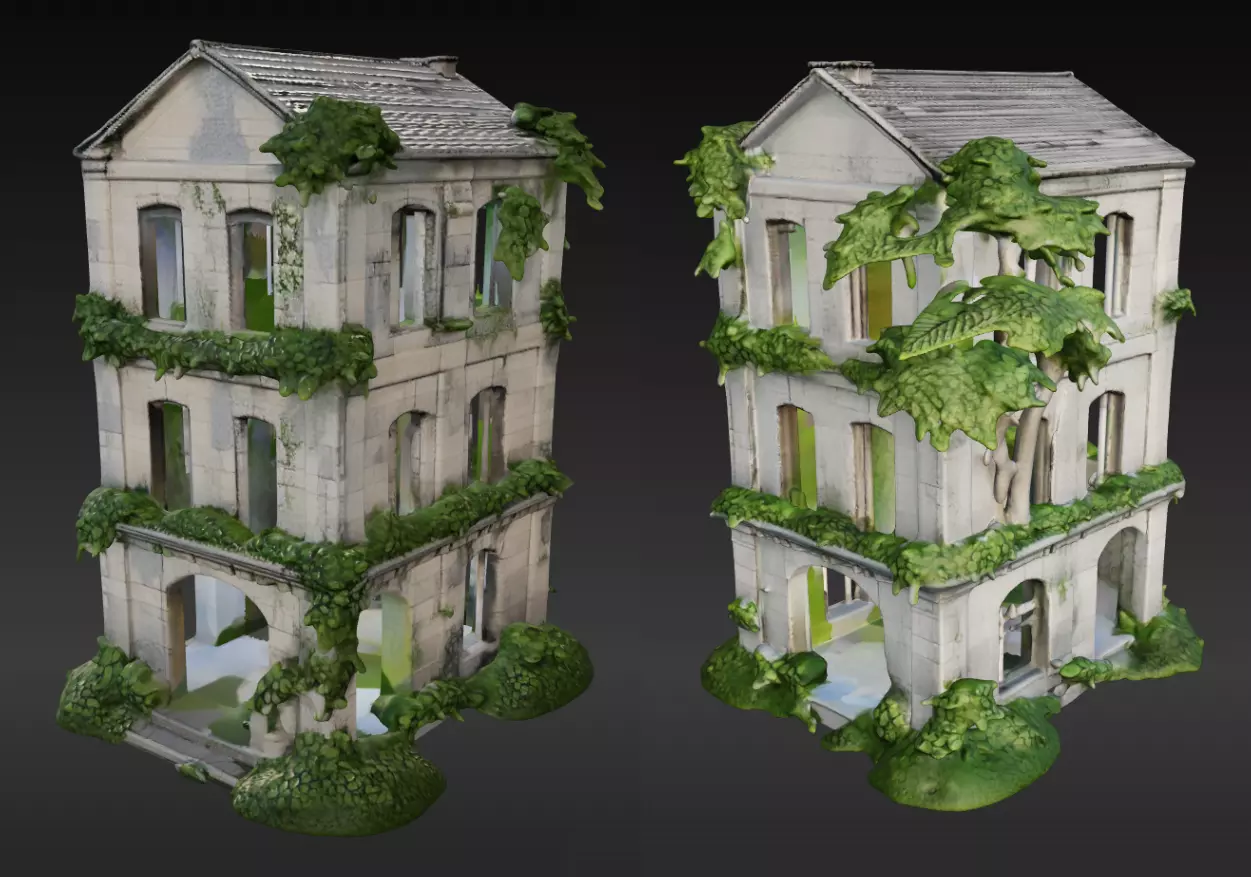 maison nature 3D model_0