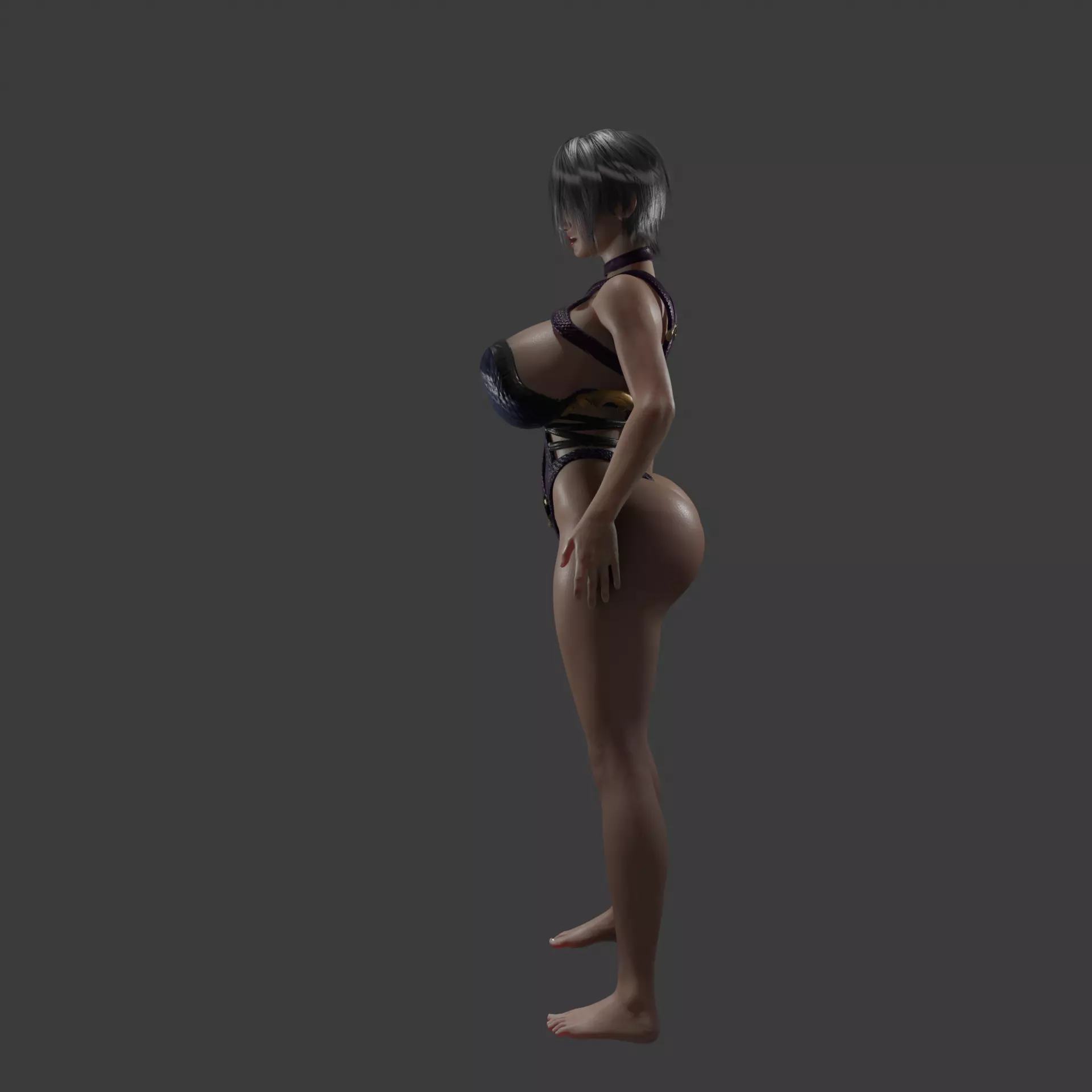 Curvy Ivy Valentine  3D print model_2