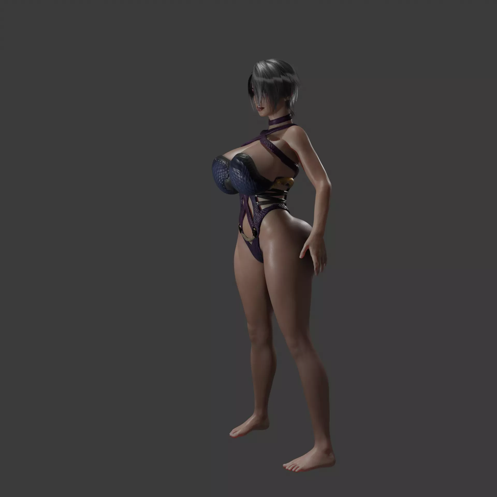Curvy Ivy Valentine  3D print model_10
