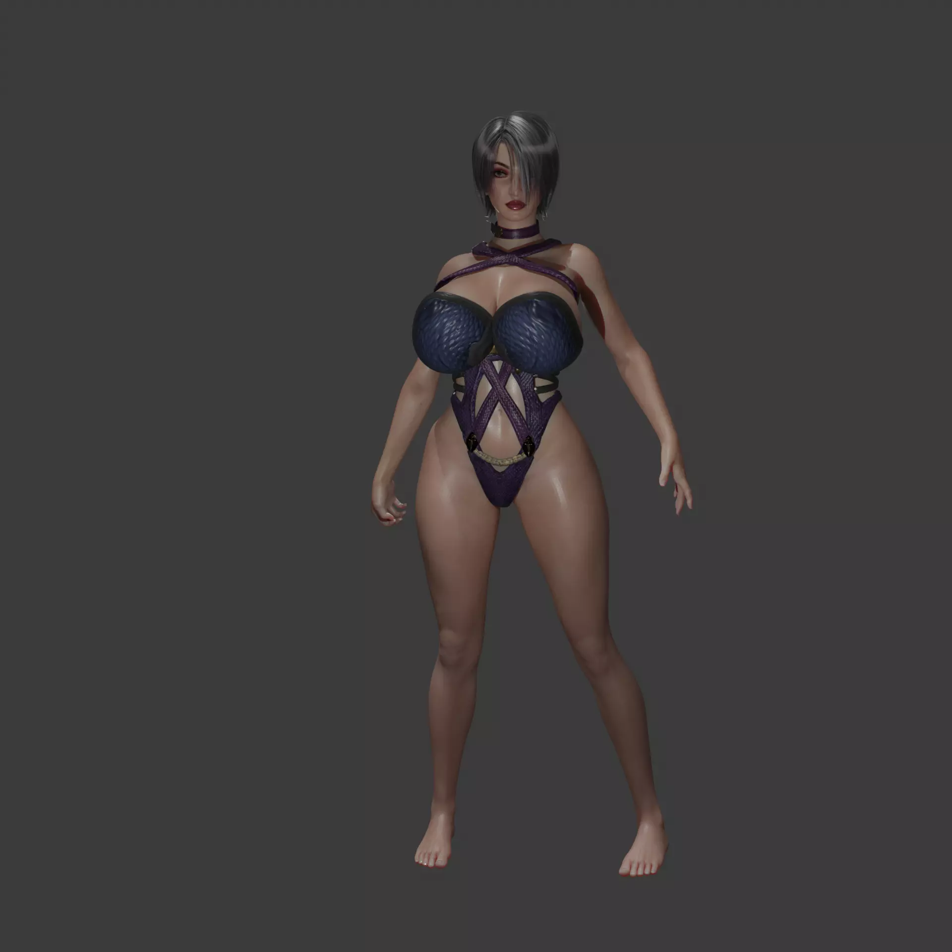 Curvy Ivy Valentine  3D print model_7